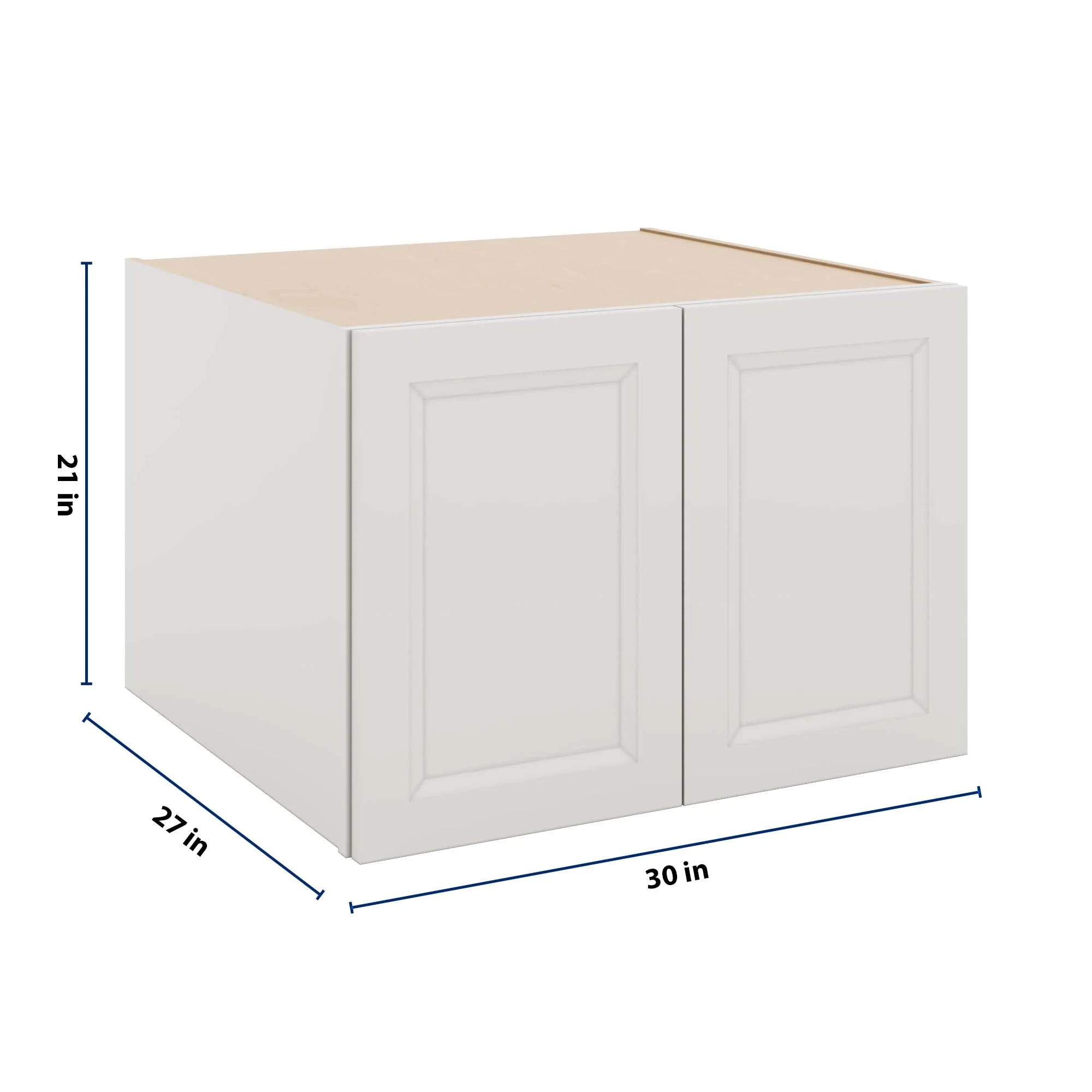 J&K Pure B5 Refrigerator Wall Cabinet - 30" W x 21" H x 27" D