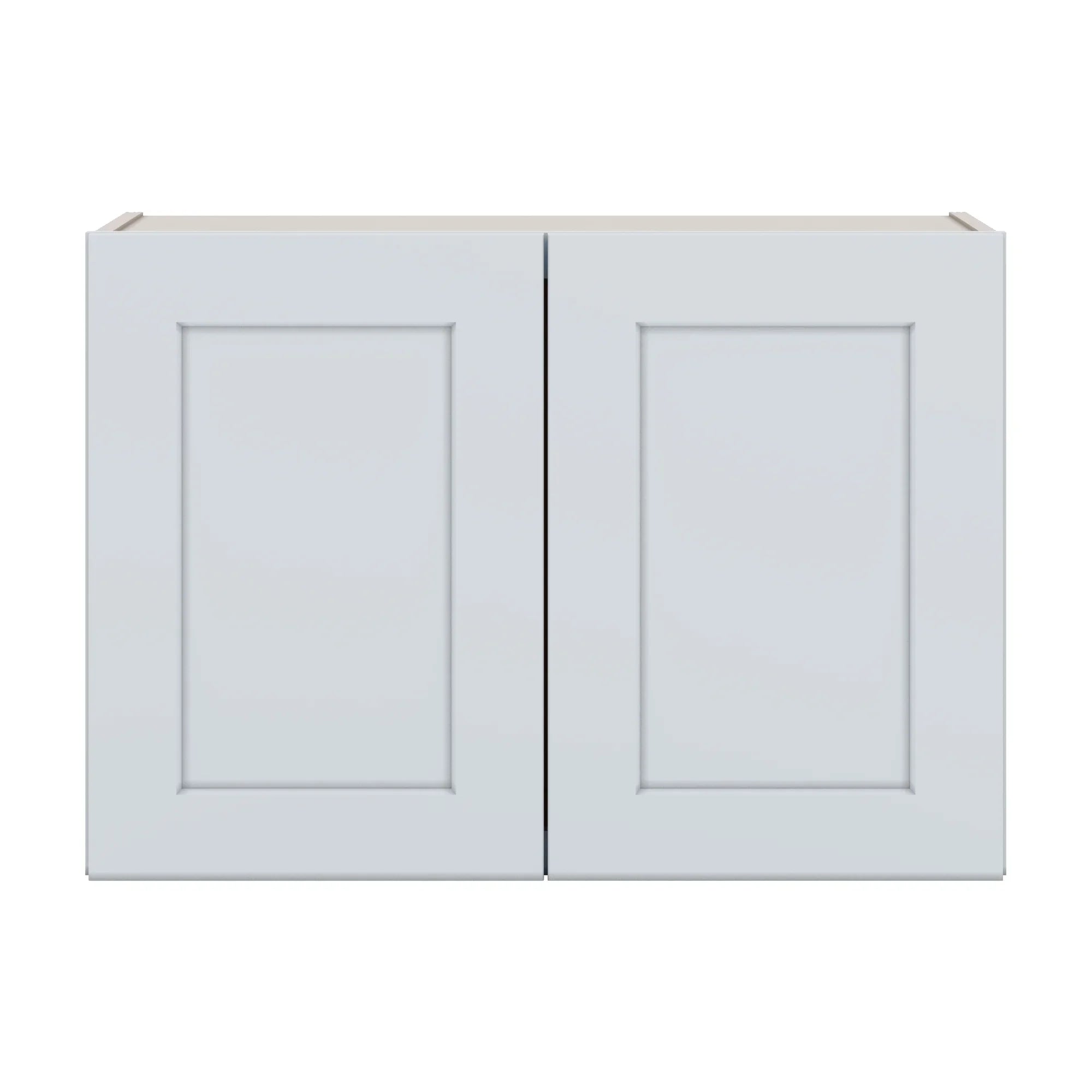 J&K White Shaker S8 Double Door Wall Cabinet 30" W x 21" H