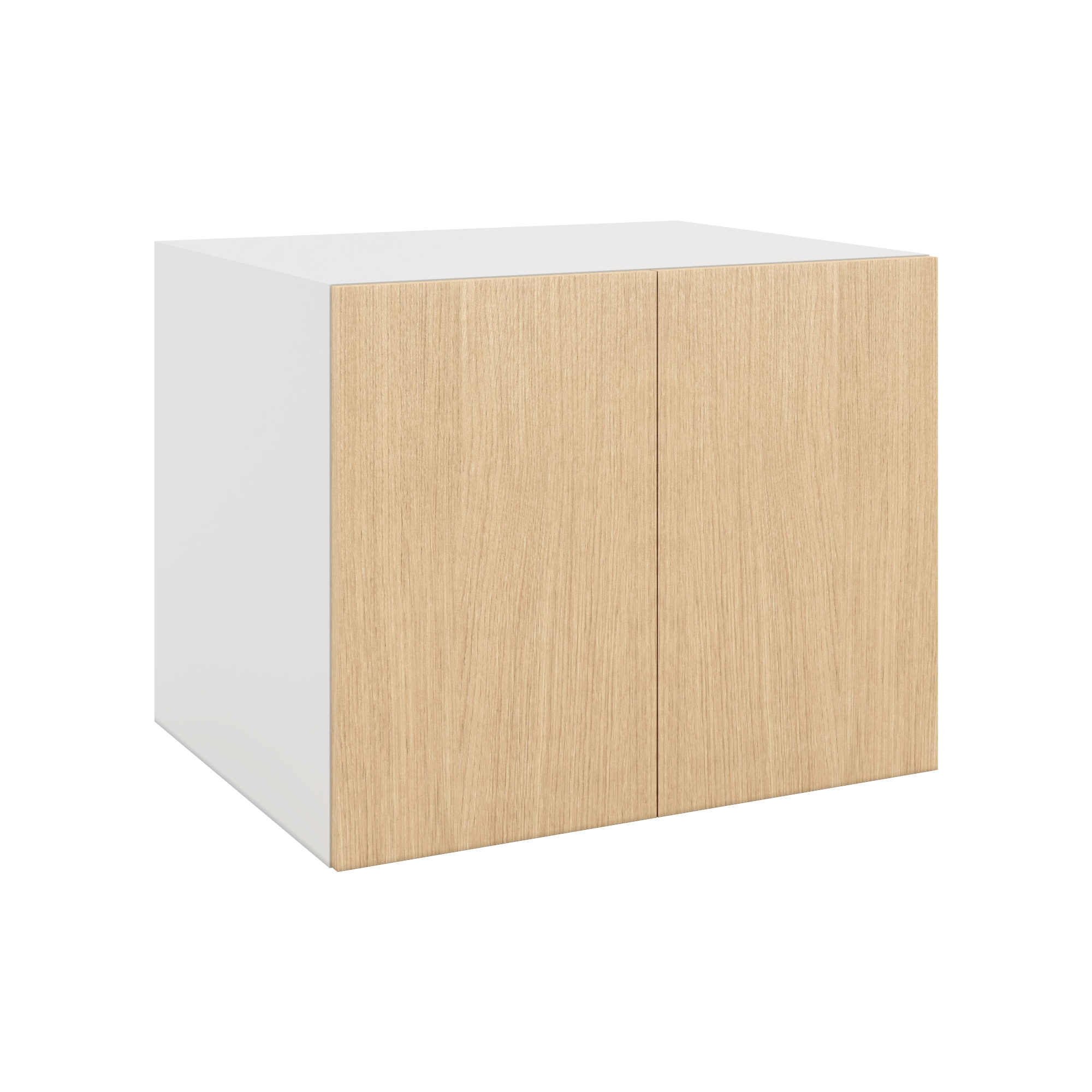 Modernform Cabinet Natural Oak 30" W X 24" H X 24" D Double Door Wall Cabinet