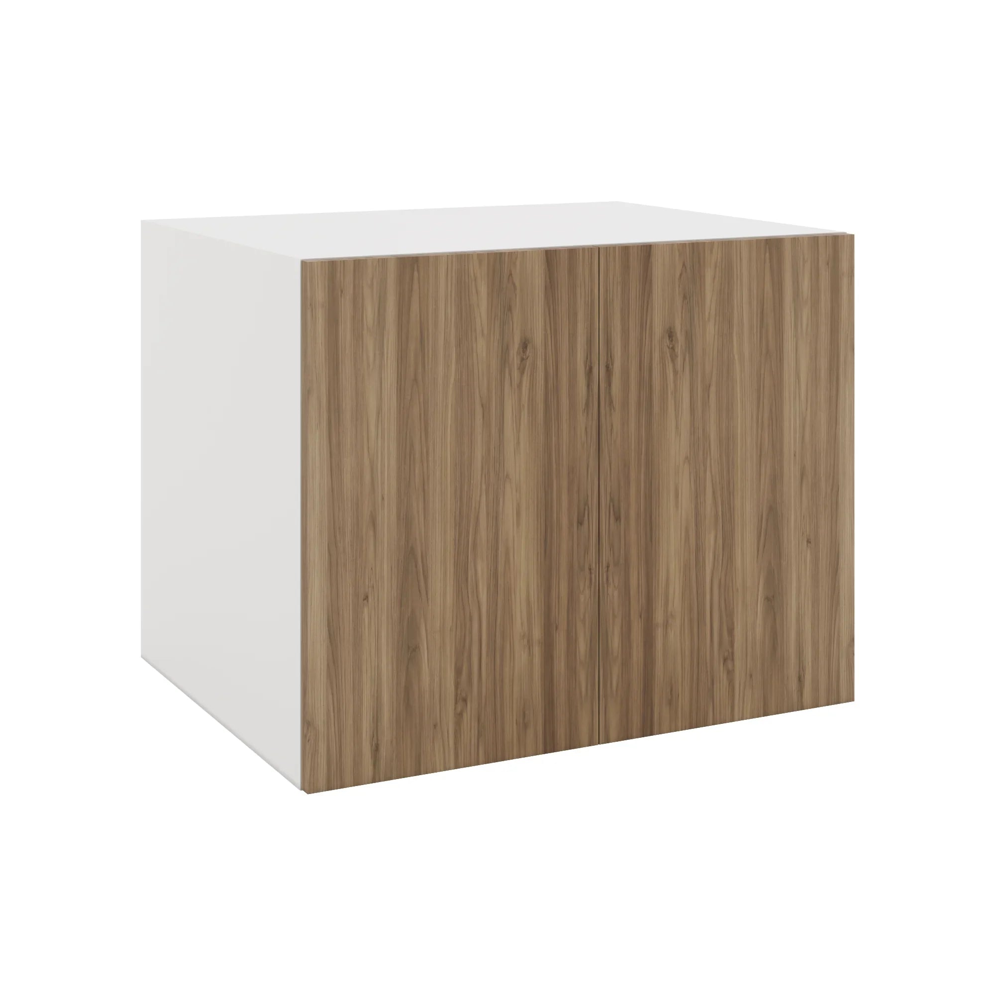 Modernform Cabinet Walnut 30" W X 24" H X 24" D Double Door Wall Cabinet