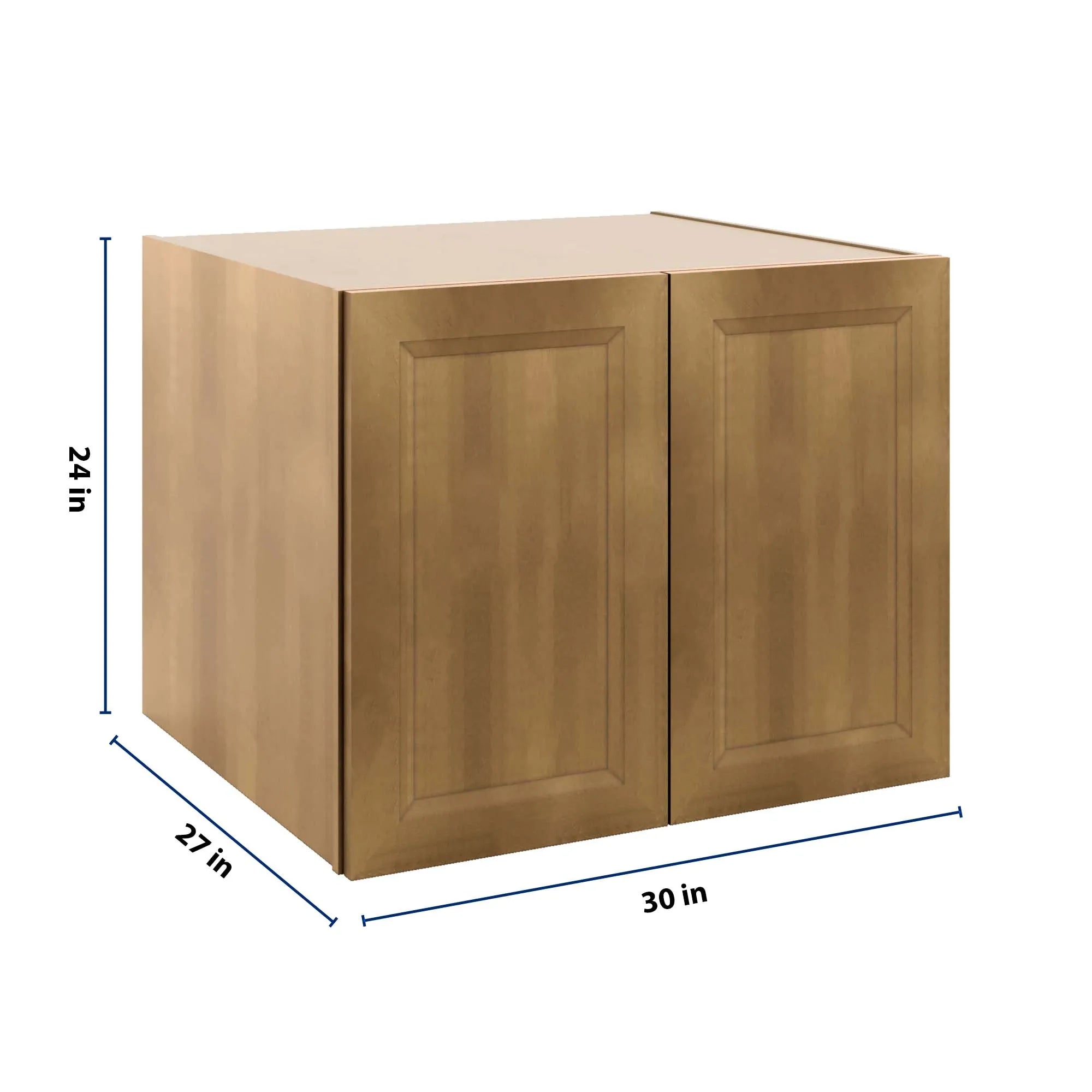 J&K Butterscotch B8 Refrigerator Wall Cabinet - 30" W x 24" H x 27" D