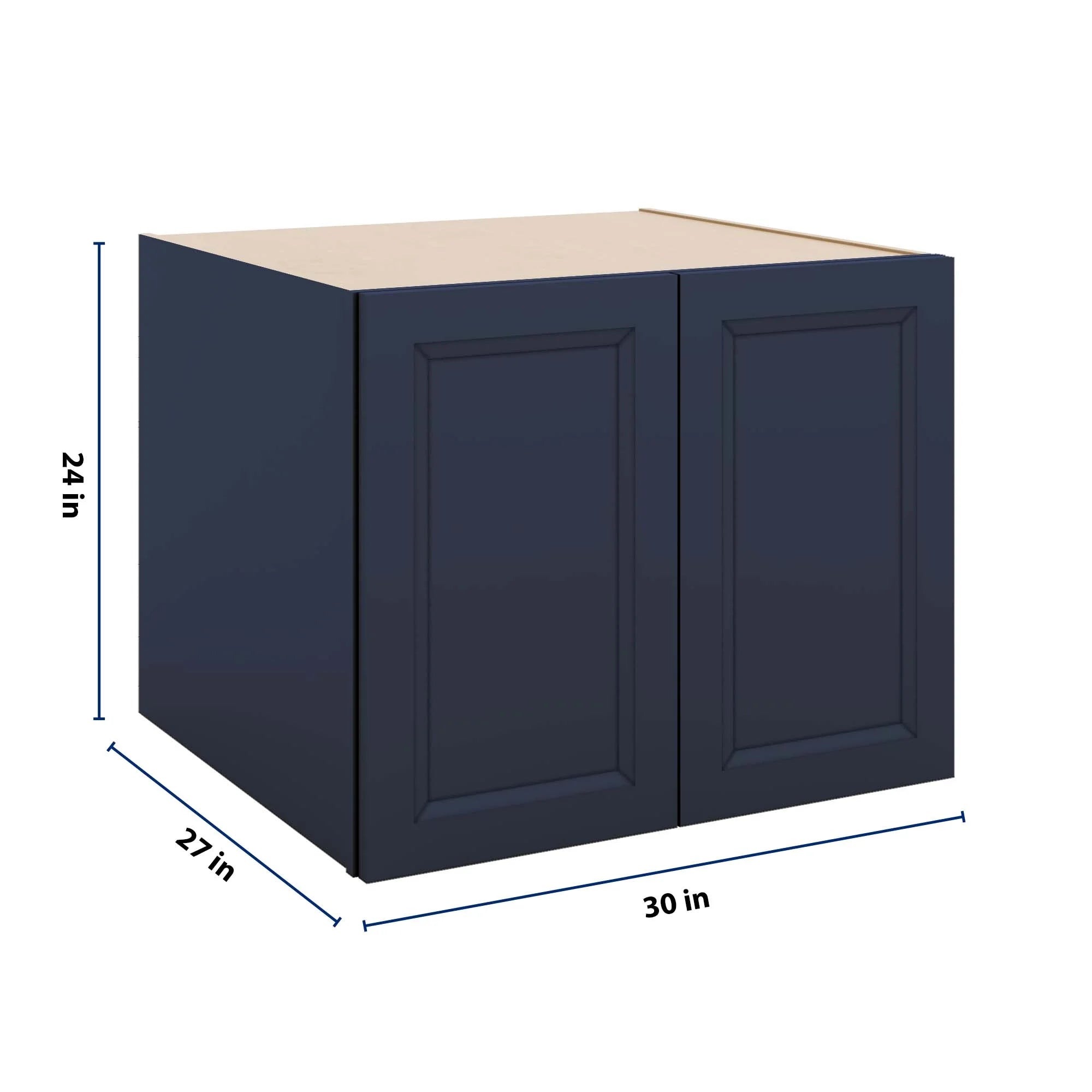 J&K Naval B7 Refrigerator Wall Cabinet - 30" W x 24" H x 27" D
