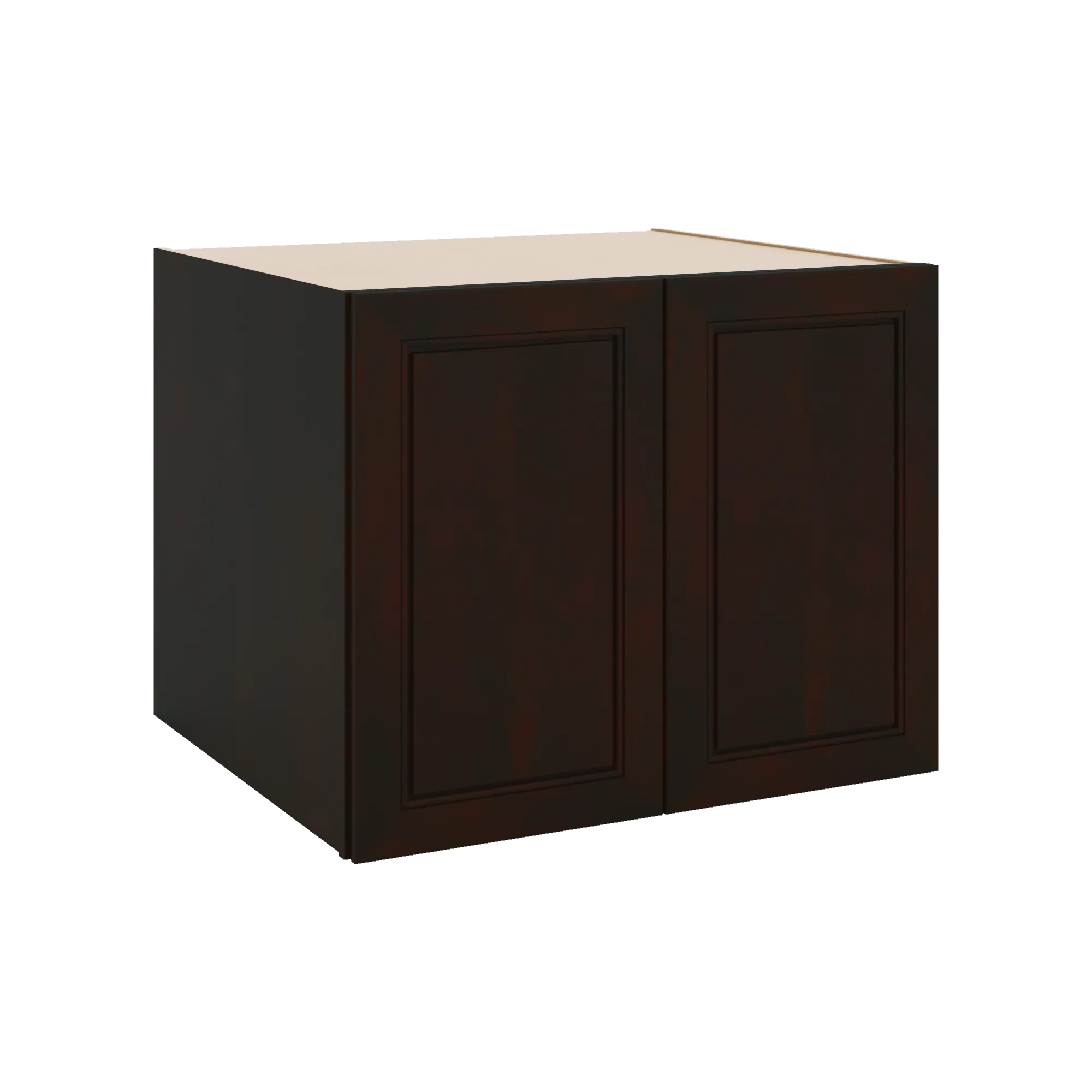 J&K Espresso K8 Refrigerator Wall Cabinet - 30" W x 24" H x 27" D