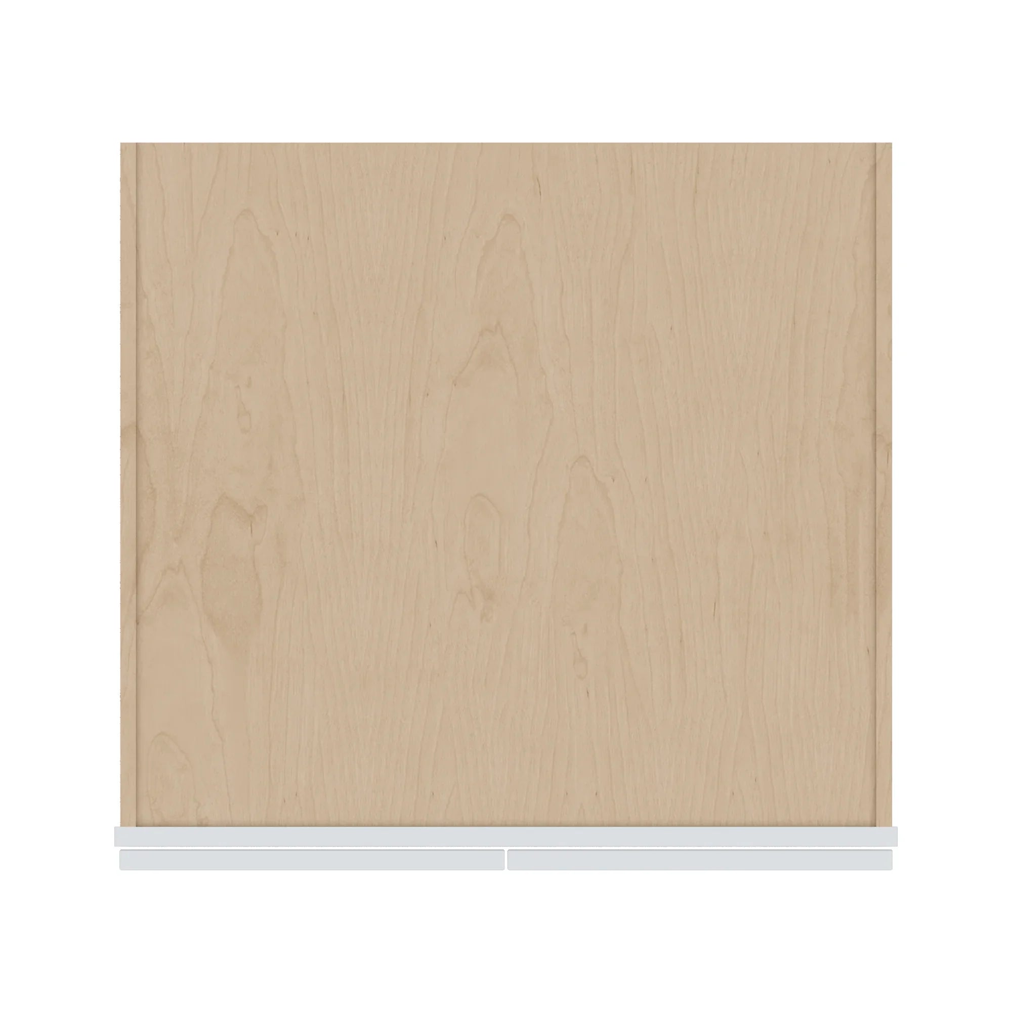 J&K White Shaker S8 Refrigerator Wall Cabinet 30" W x 24" H x 27" D