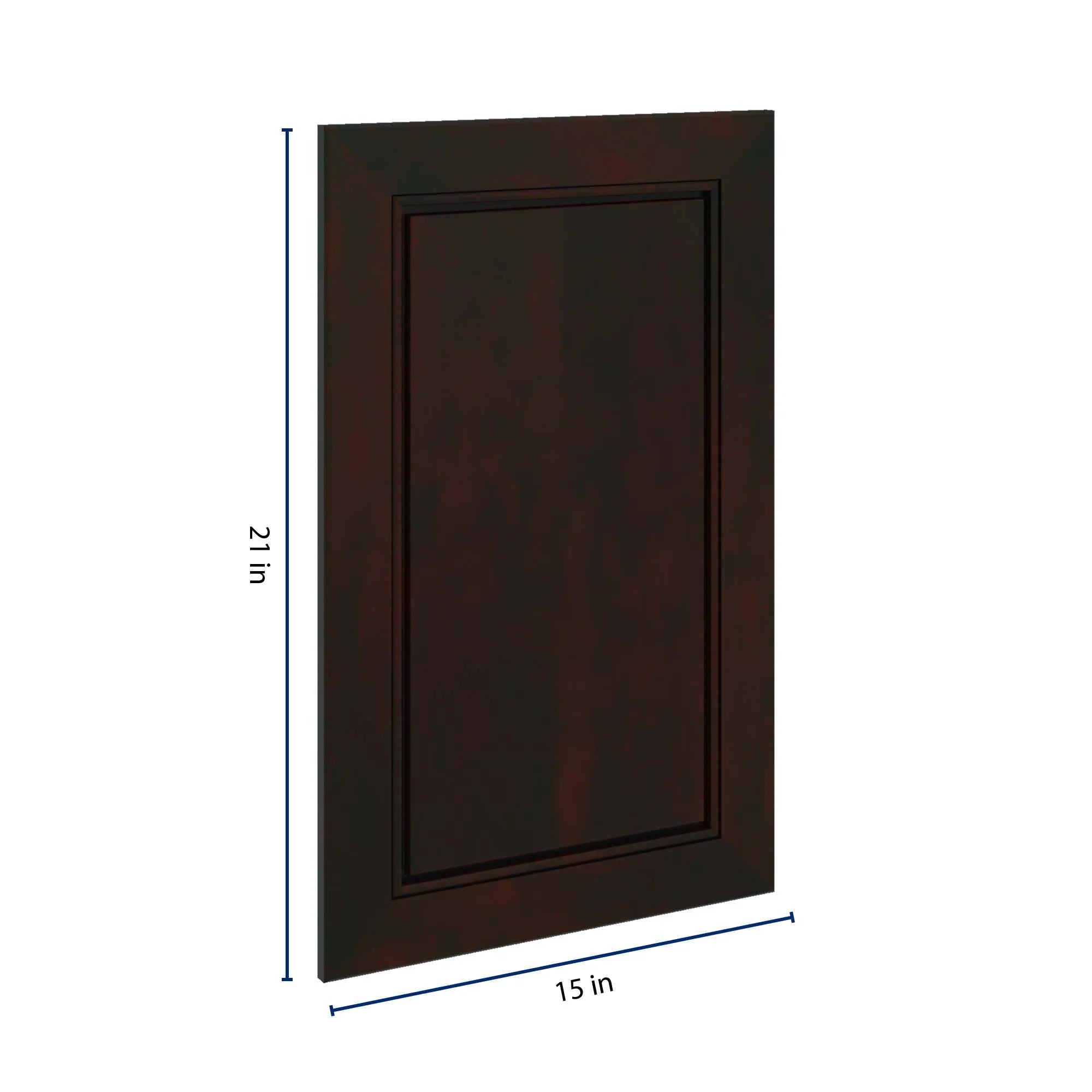 J&K Espresso K8 Dummy Door Panel 15" W x 24" H