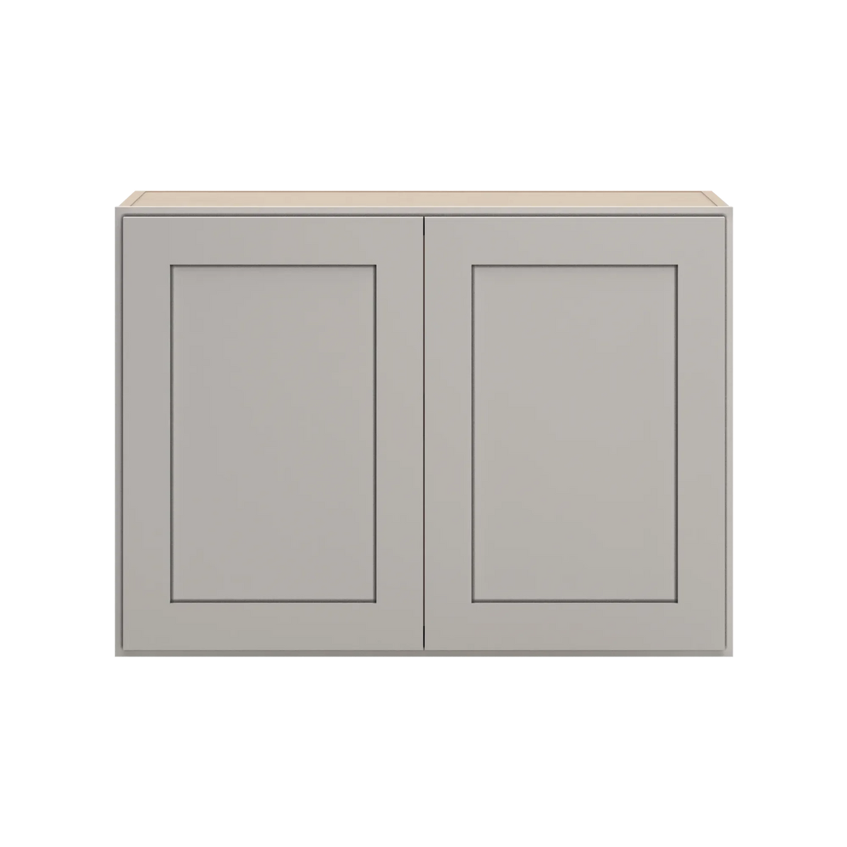 cnc luxor 5 piece misty grey 30 w x 24 h double door wall cabinet