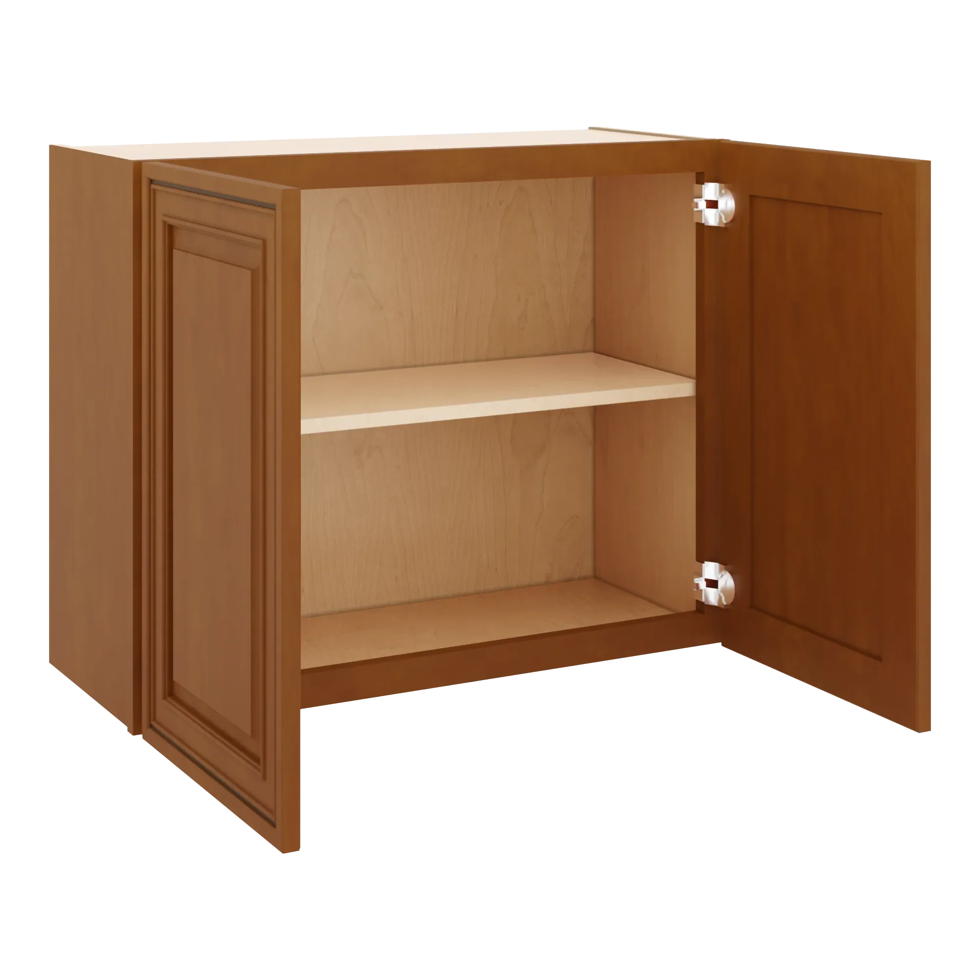j k mocha glazed k10 double door wall cabinet 30 w x 24 h
