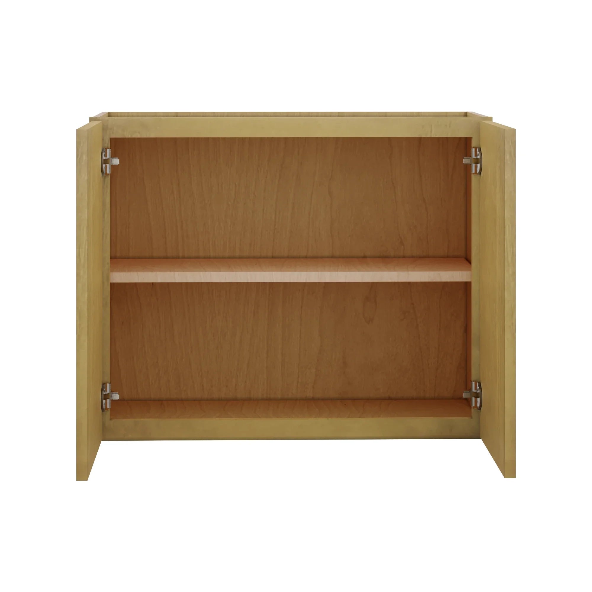 Modernform Cabinet Natural Shaker 30" W X 24" H X 12" D Double Door Wall Cabinet