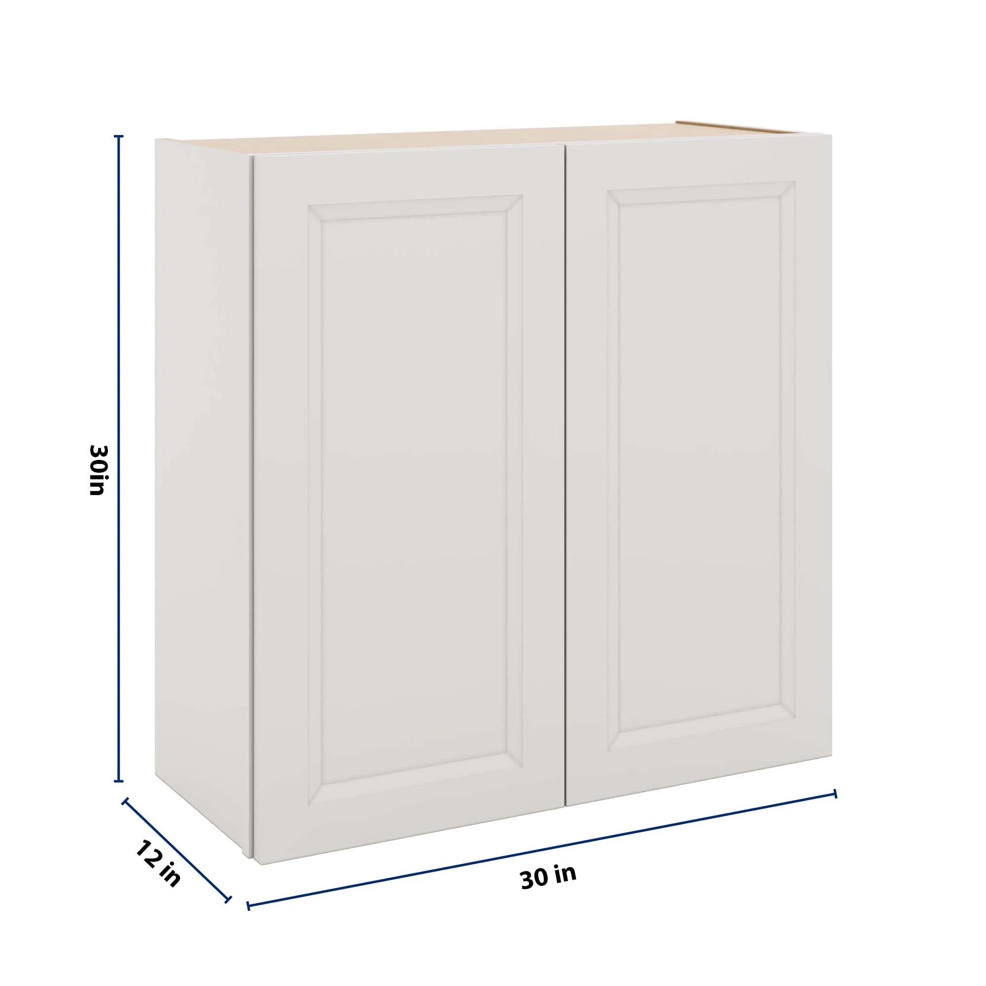 J&K Pure B5 Double Door Wall Cabinet - 30" W x 30" H