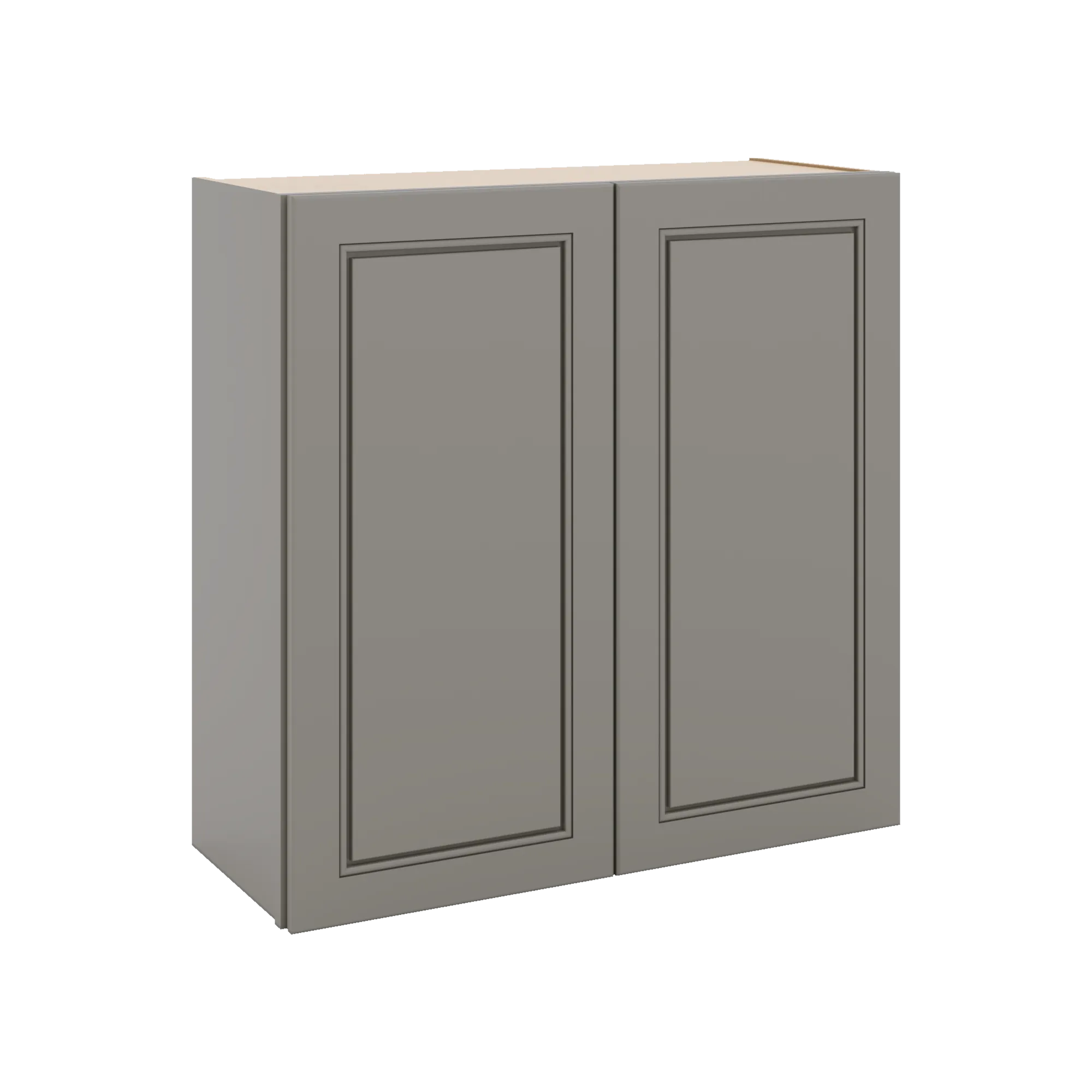 J&K Greige K3 Double Door Wall Cabinet - 30" W x 30" H