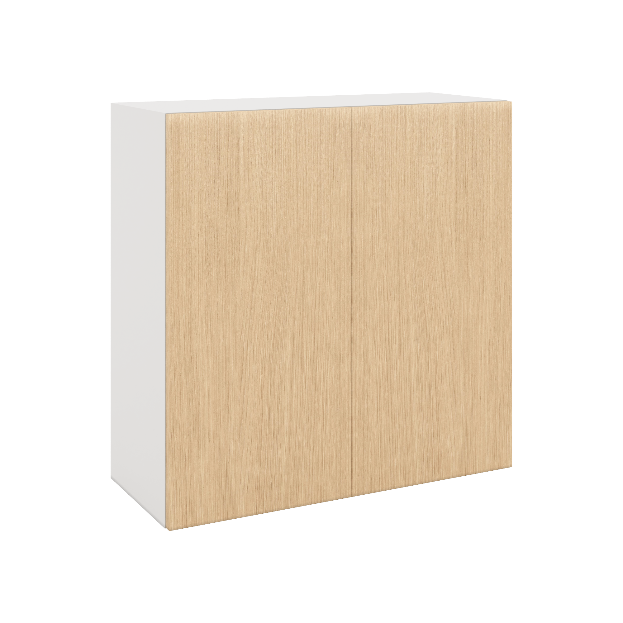 Modernform Cabinet Natural Oak 30" W X 30" H X 12" D Double Door Wall Cabinet