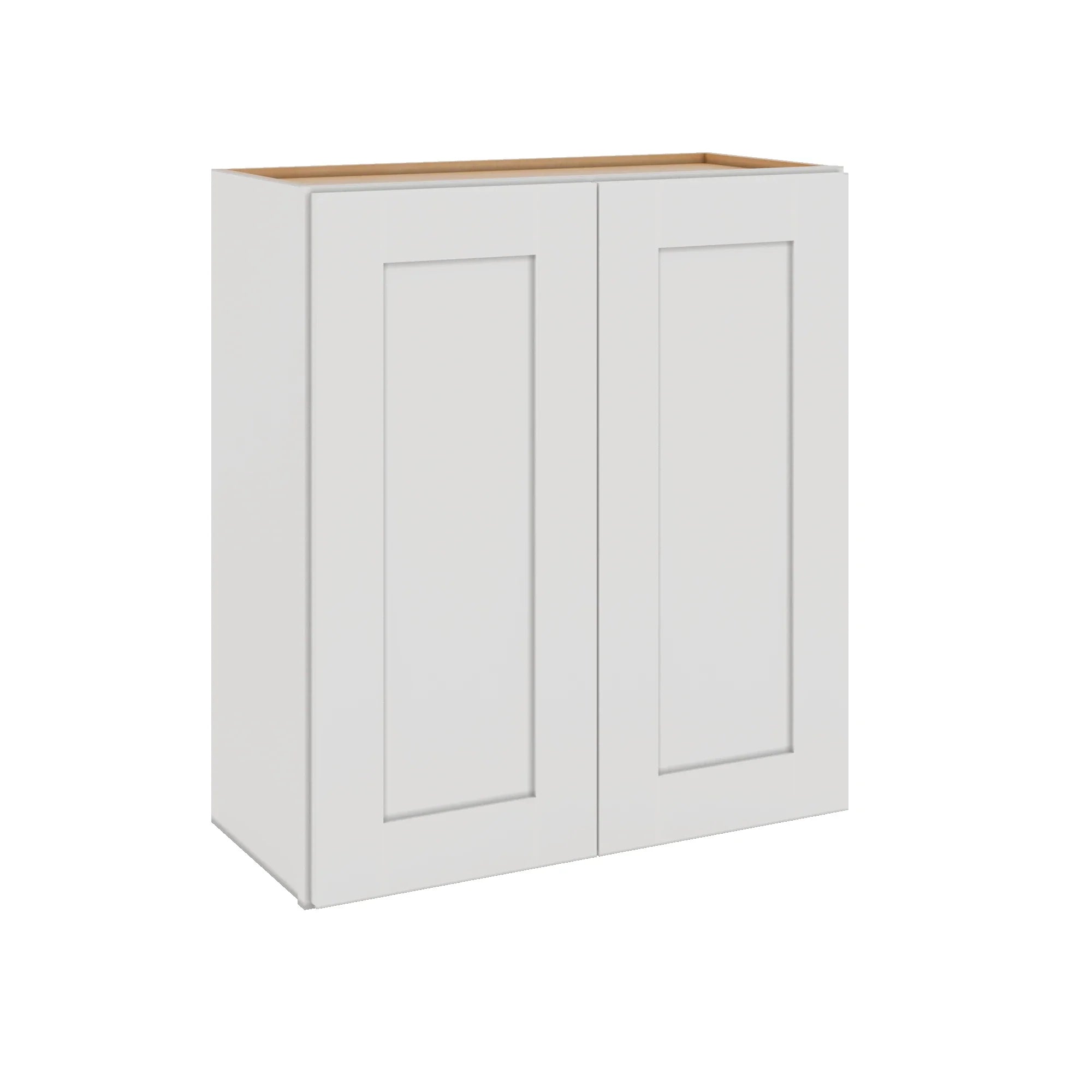 Modernform Cabinet White Shaker 30" W X 30" H X 12" D Double Door Wall Cabinet