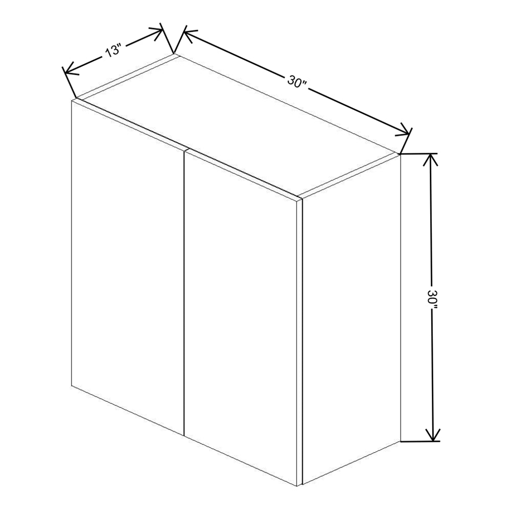 Fabuwood Illume Tuscany Olmo 3 30" High Wall