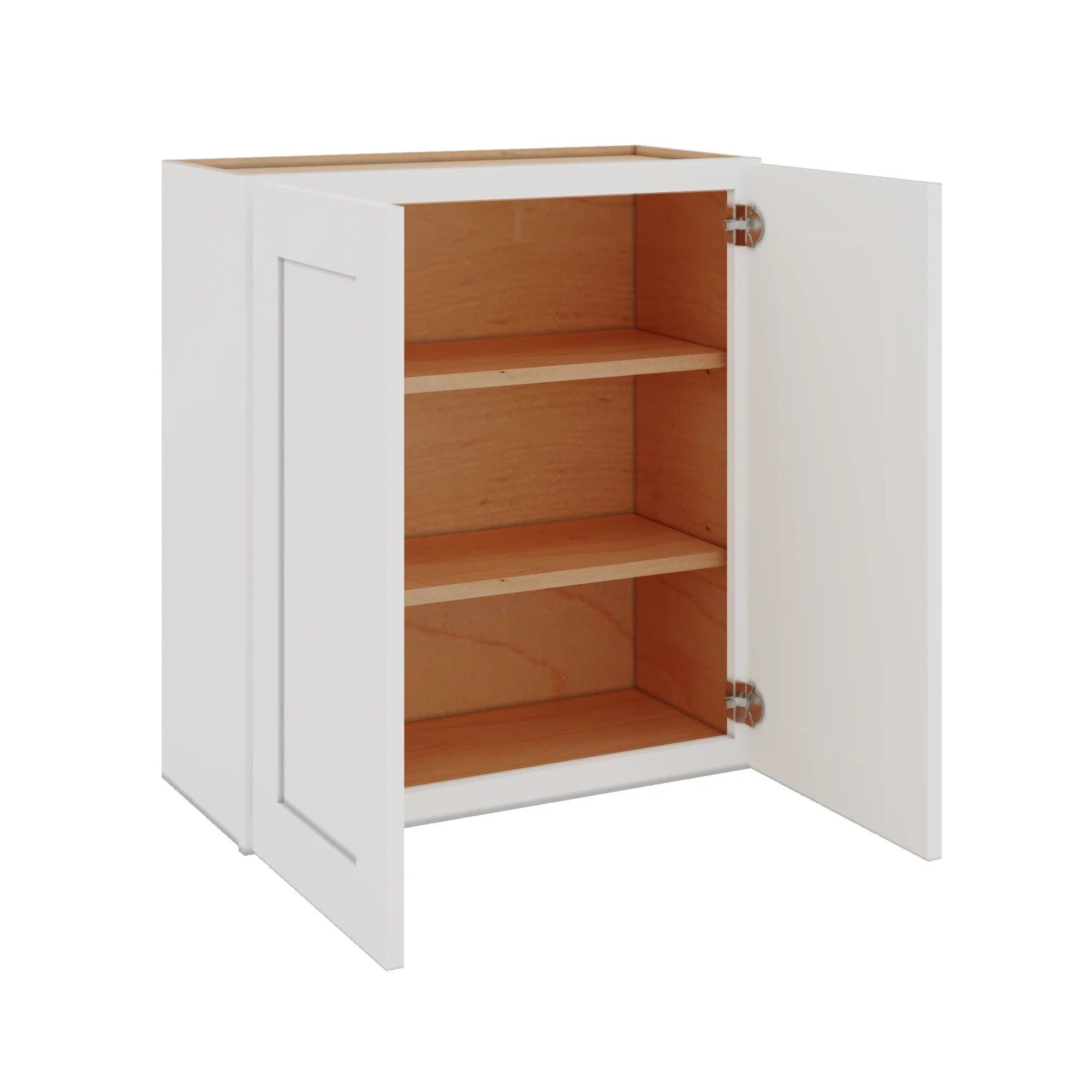 Modernform Cabinet White Shaker 30" W X 30" H X 12" D Double Door Wall Cabinet