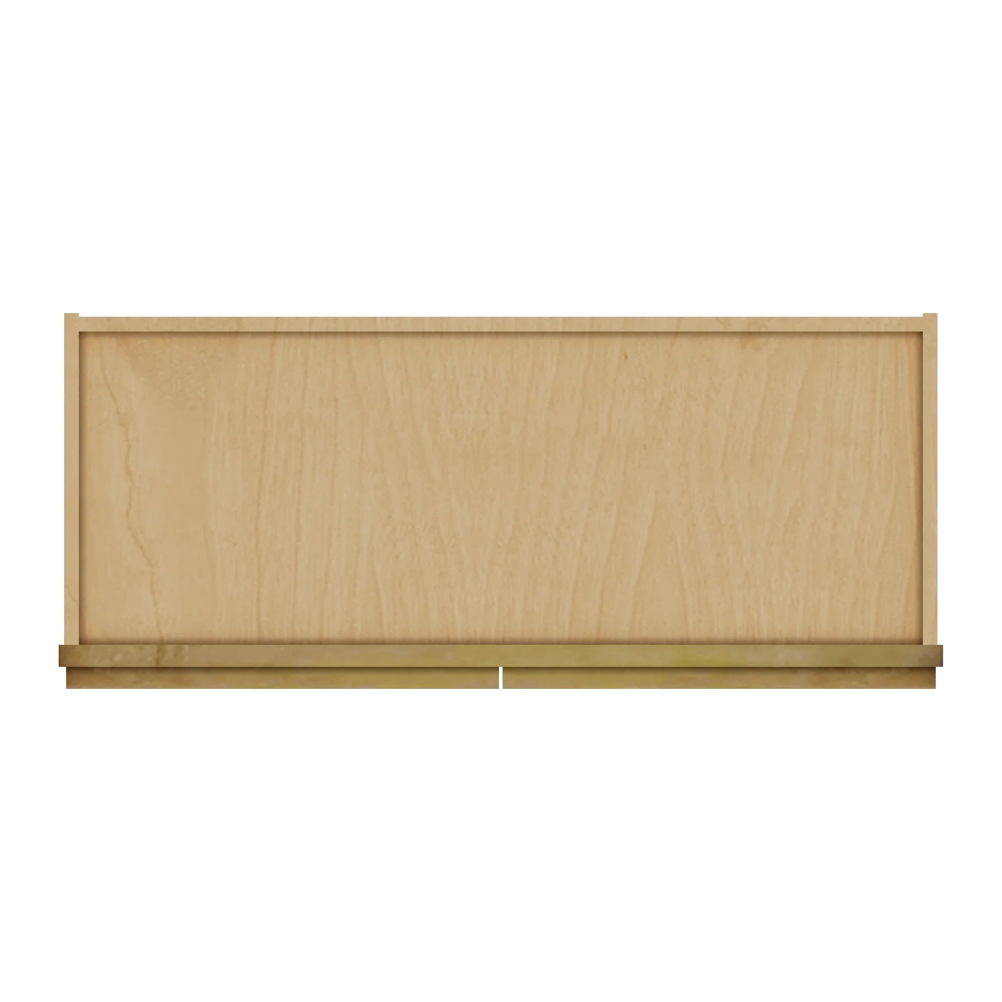 Modernform Cabinet Natural Shaker 30" W X 36" H X 12" D Double Glass Door Wall Cabinet