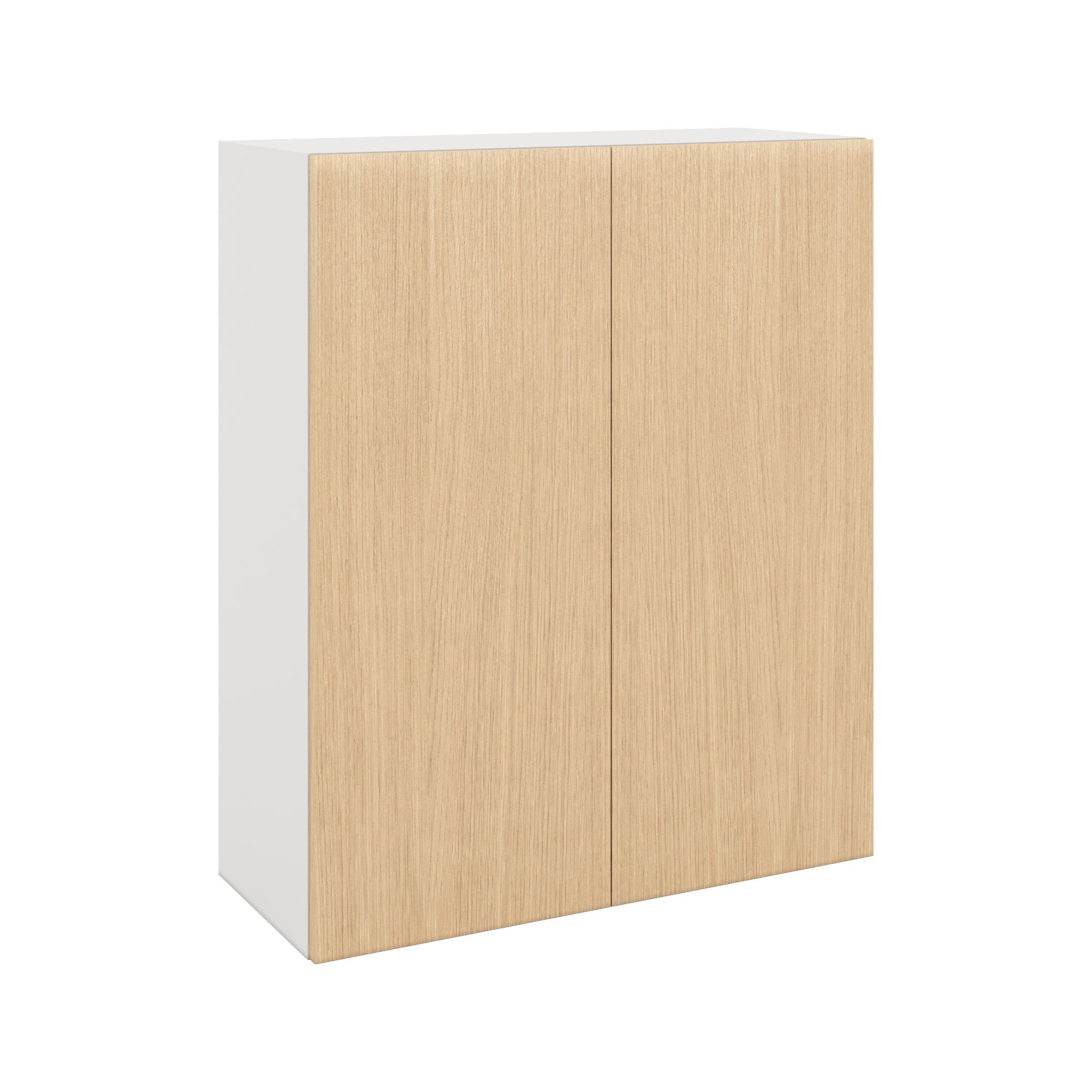 Modernform Cabinet Natural Oak 30" W X 36" H X 12" D Double Door Wall Cabinet