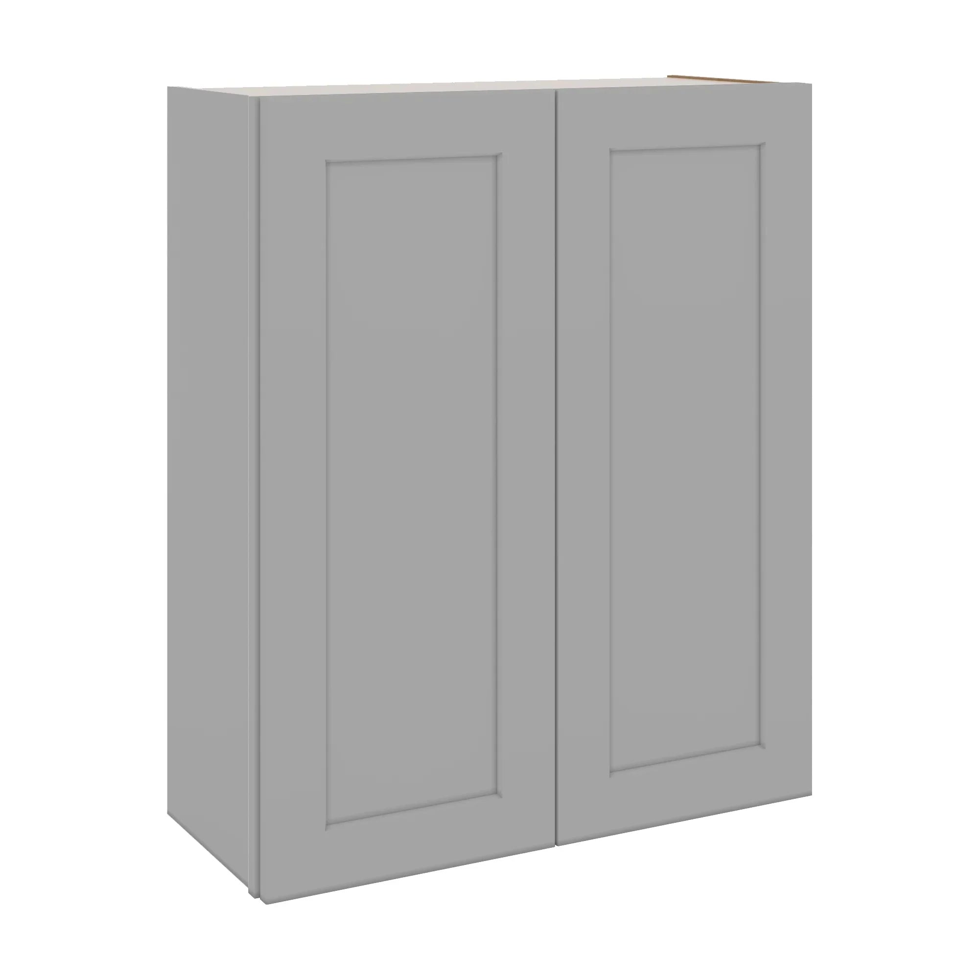 J&K Castle Grey S5 Double Door Wall Cabinet - 30" W x 36" H