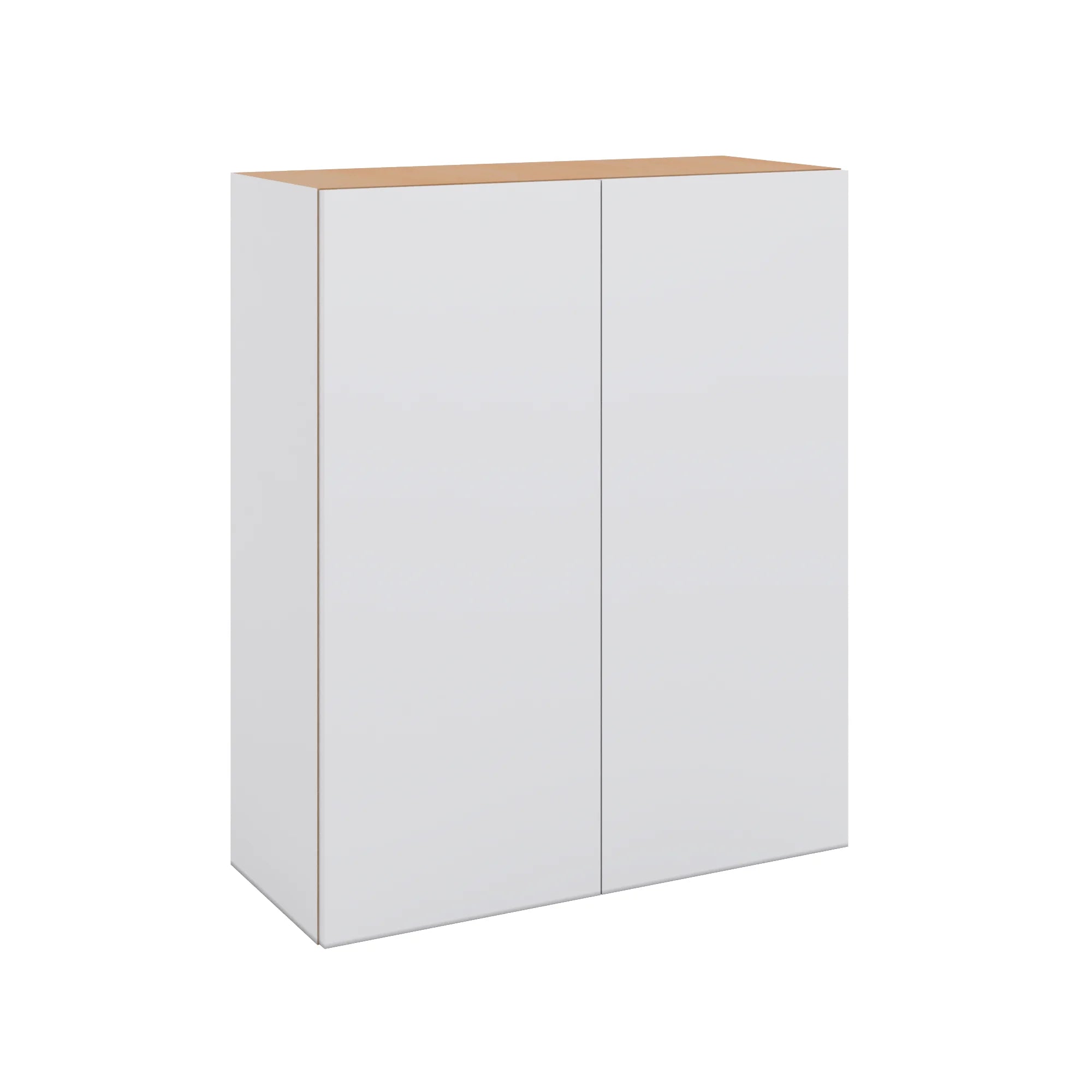 Modernform Cabinet Matte White 30" W X 36" H X 12" D Double Door Wall Cabinet