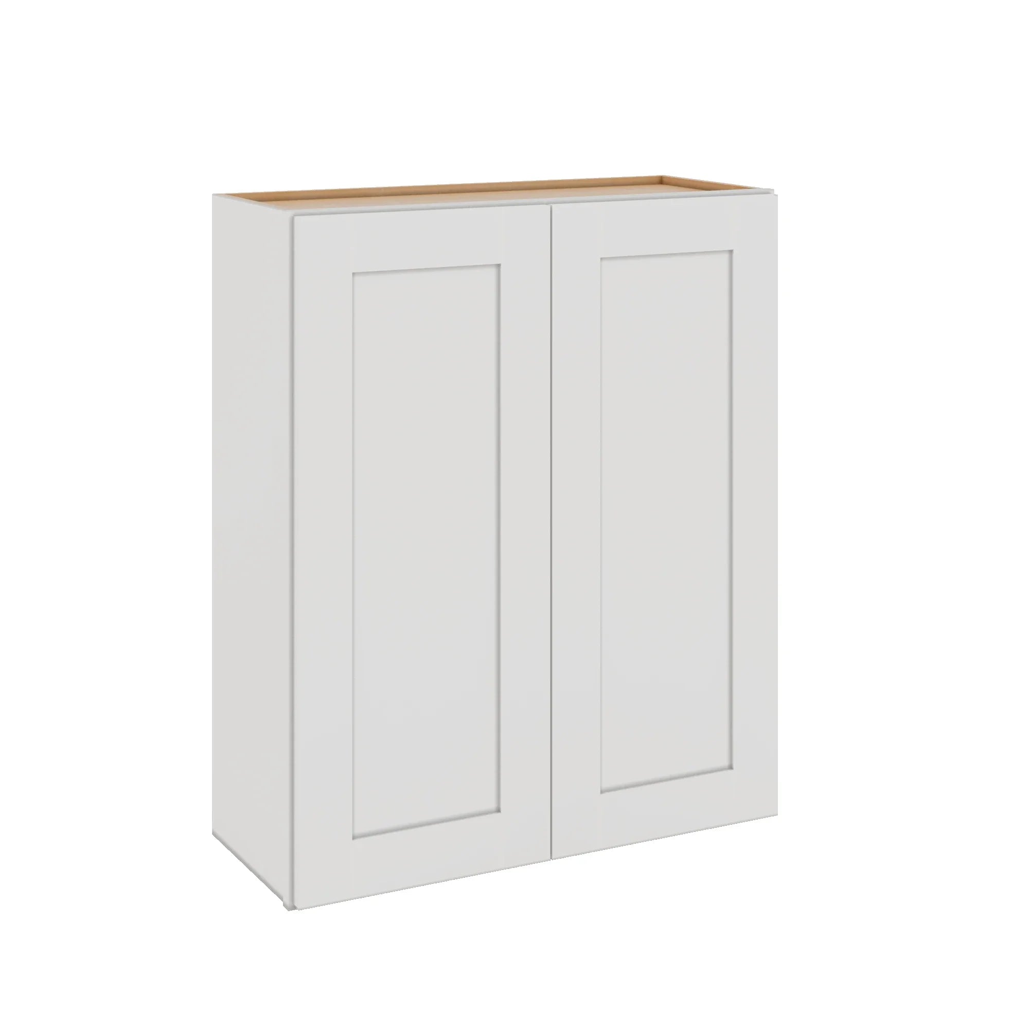 Modernform Cabinet White Shaker 30" W X 36" H X 12" D Double Door Wall Cabinet