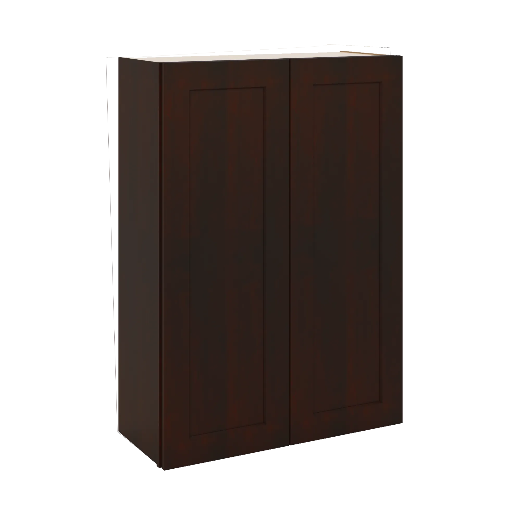 J&K Java Coffee S1 Double Door Wall Cabinet - 30" W x 42" H