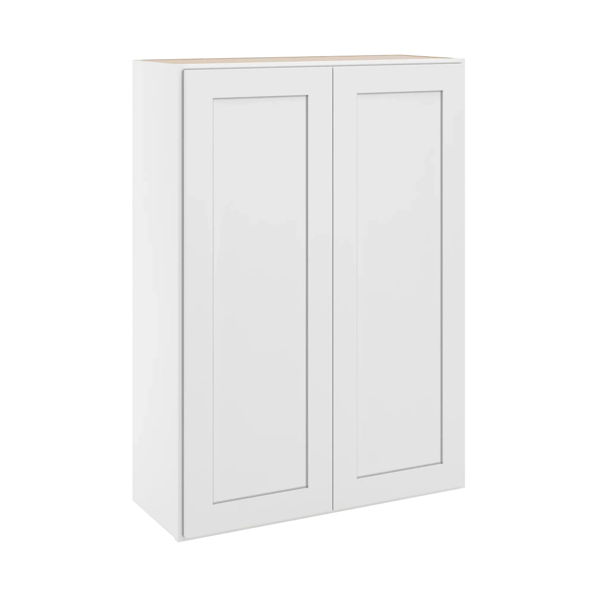 cnc luxor white 30 w x 42 h double door wall cabinet