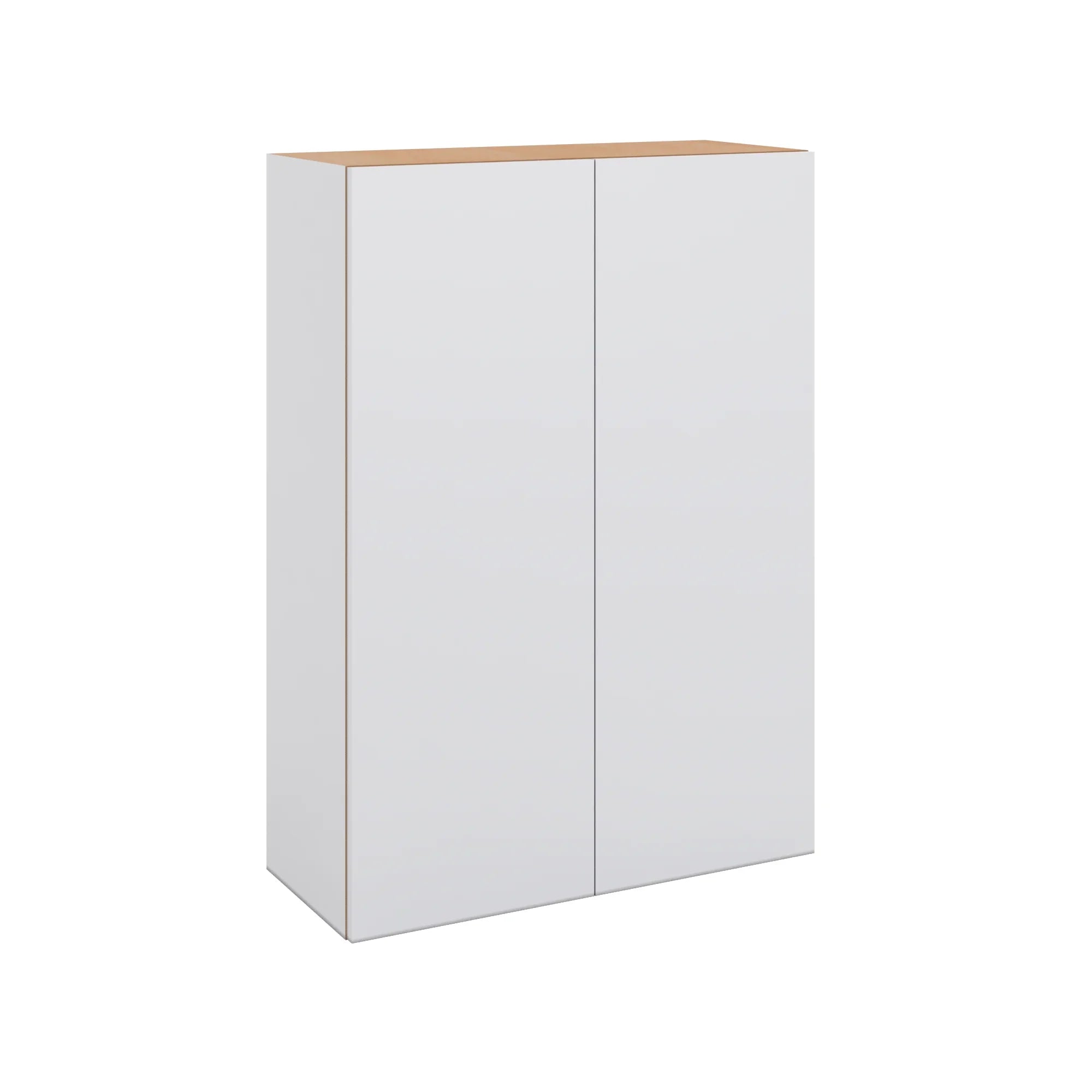 Modernform Cabinet Matte White 30" W X 42" H X 12" D Double Door Wall Cabinet