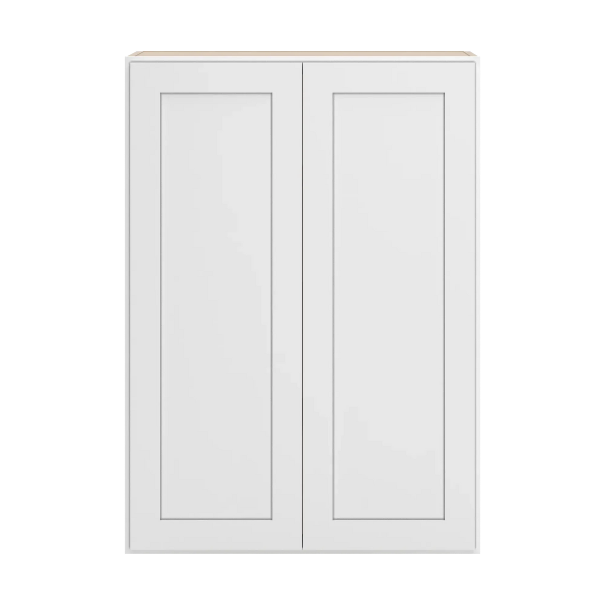 cnc luxor white 30 w x 42 h double door wall cabinet