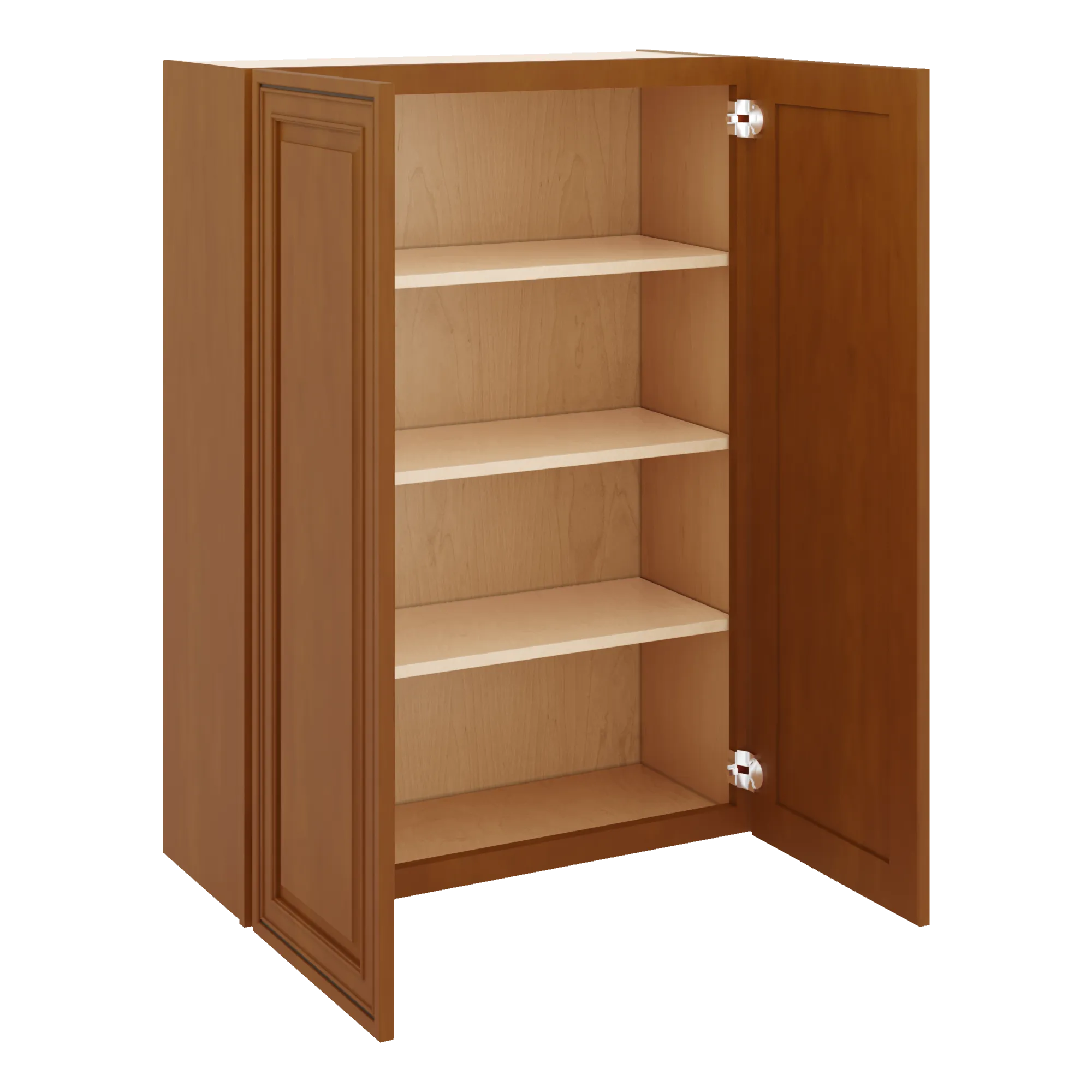 j k mocha glazed k10 double door wall cabinet 30 w x 42 h
