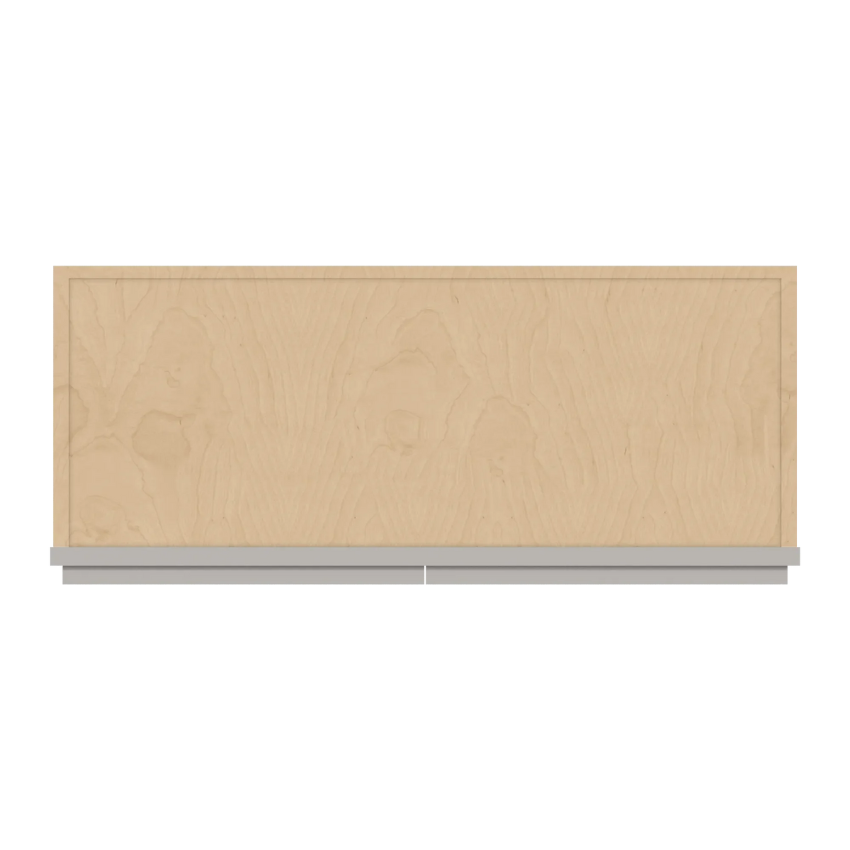 cnc luxor 5 piece misty grey 30 w x 42 h double door wall cabinet