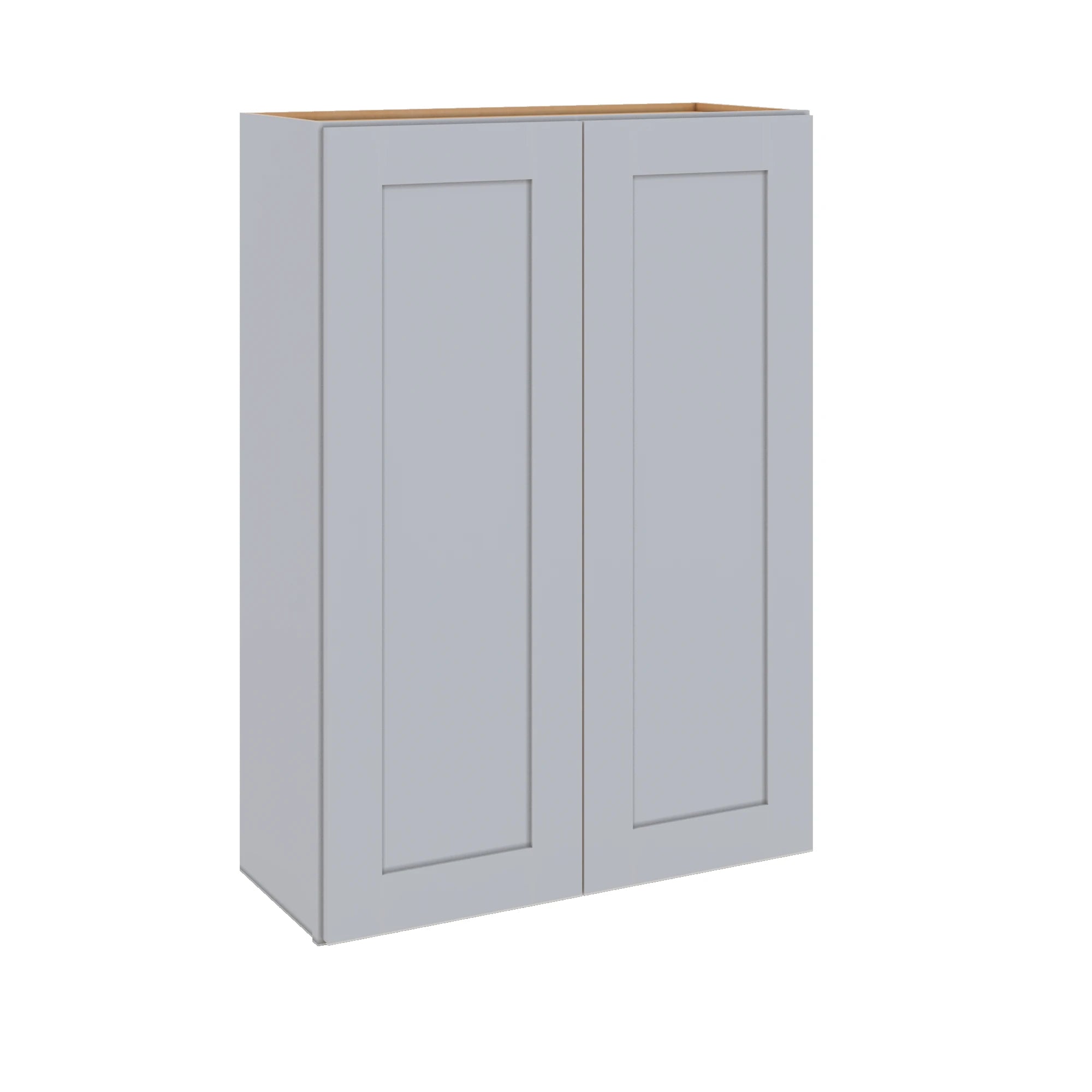 Modernform Cabinet Grey Shaker 30" W X 42" H X 12" D Double Door Wall Cabinet