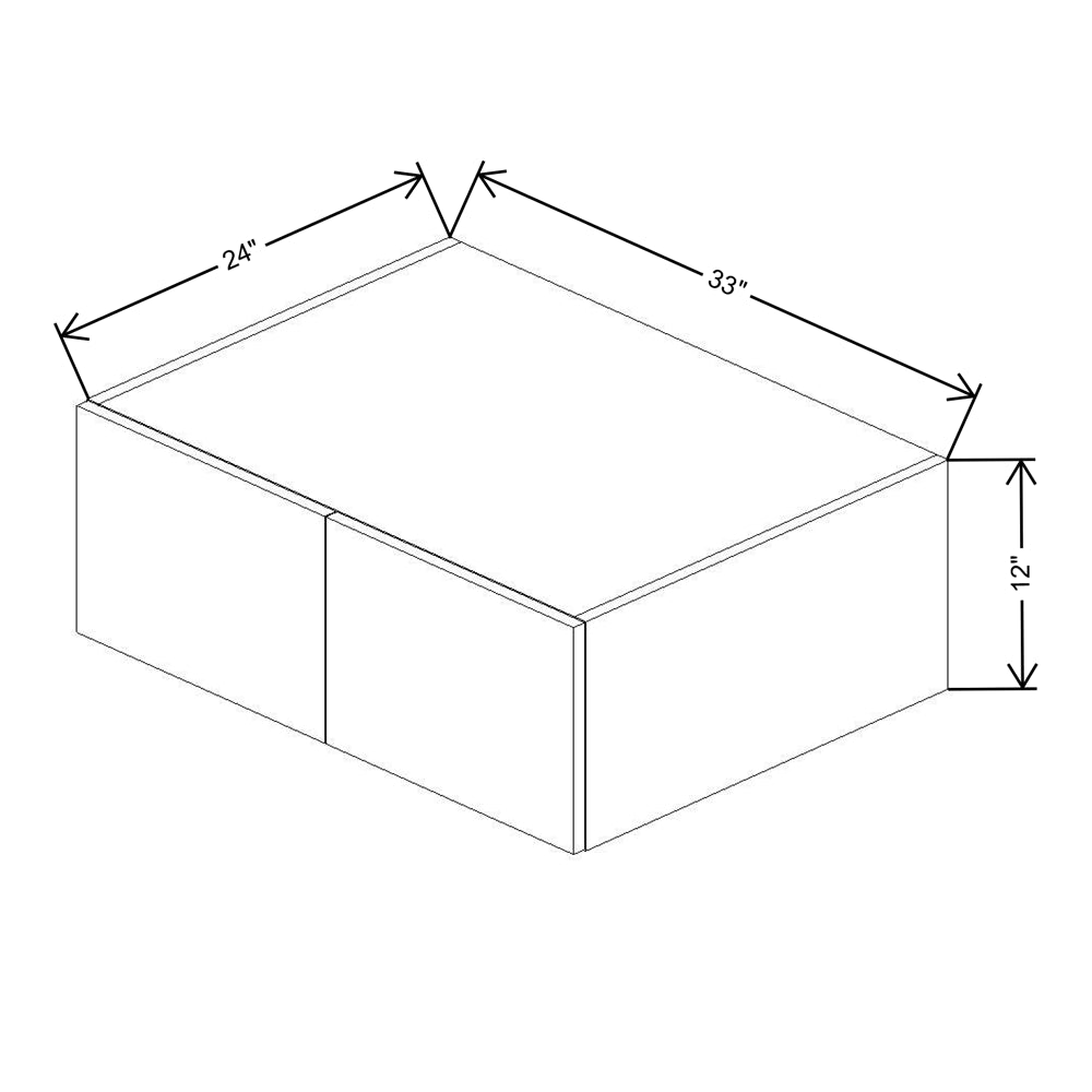Fabuwood Illume Tuscany Olmo 3 24" Deep Wall