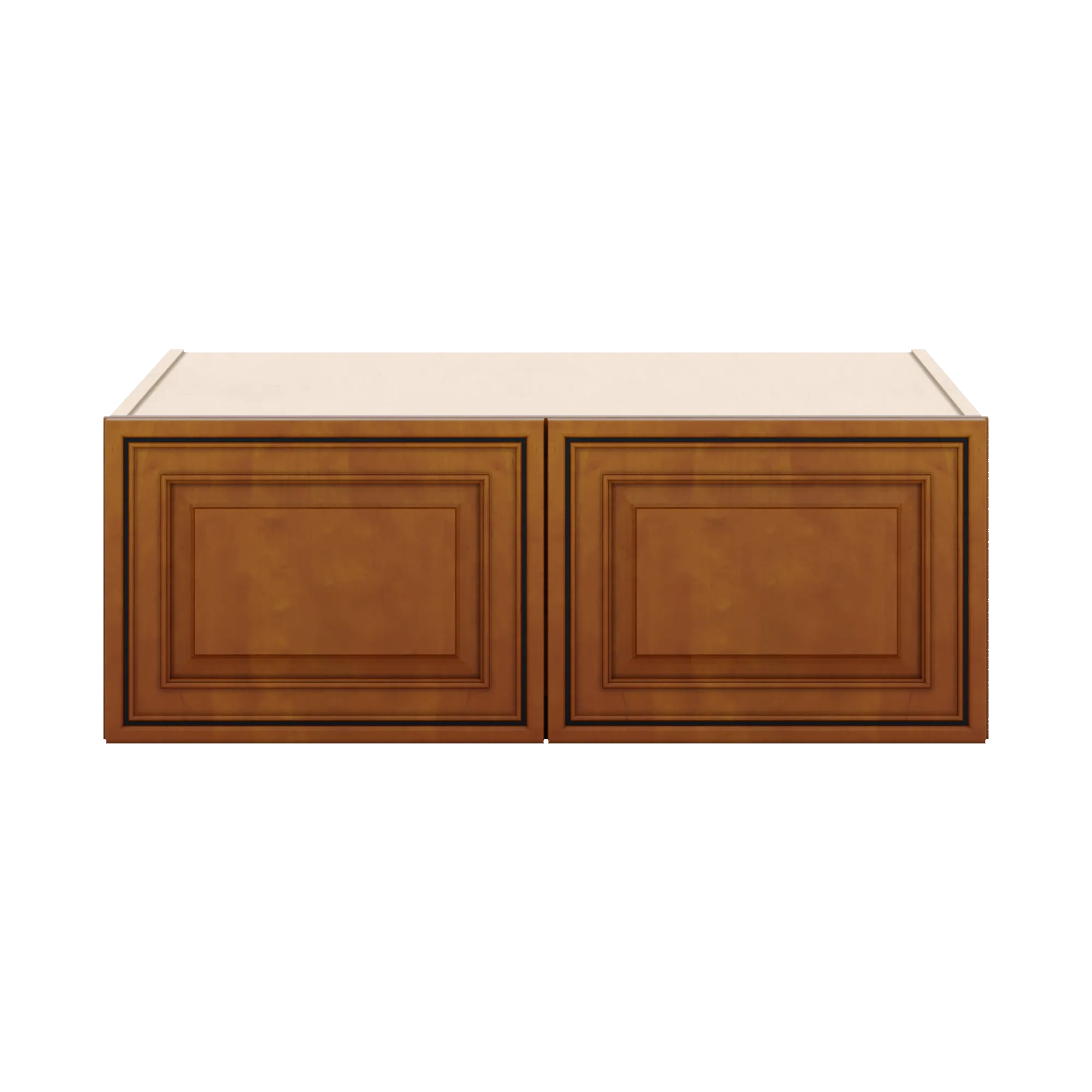 j k mocha glazed k10 refrigerator wall cabinet 33 w x 12 h x 27 d