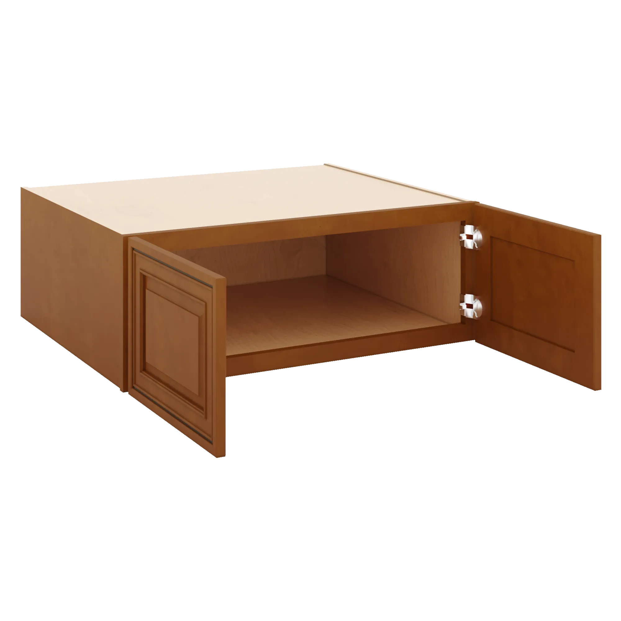j k mocha glazed k10 refrigerator wall cabinet 33 w x 12 h x 27 d