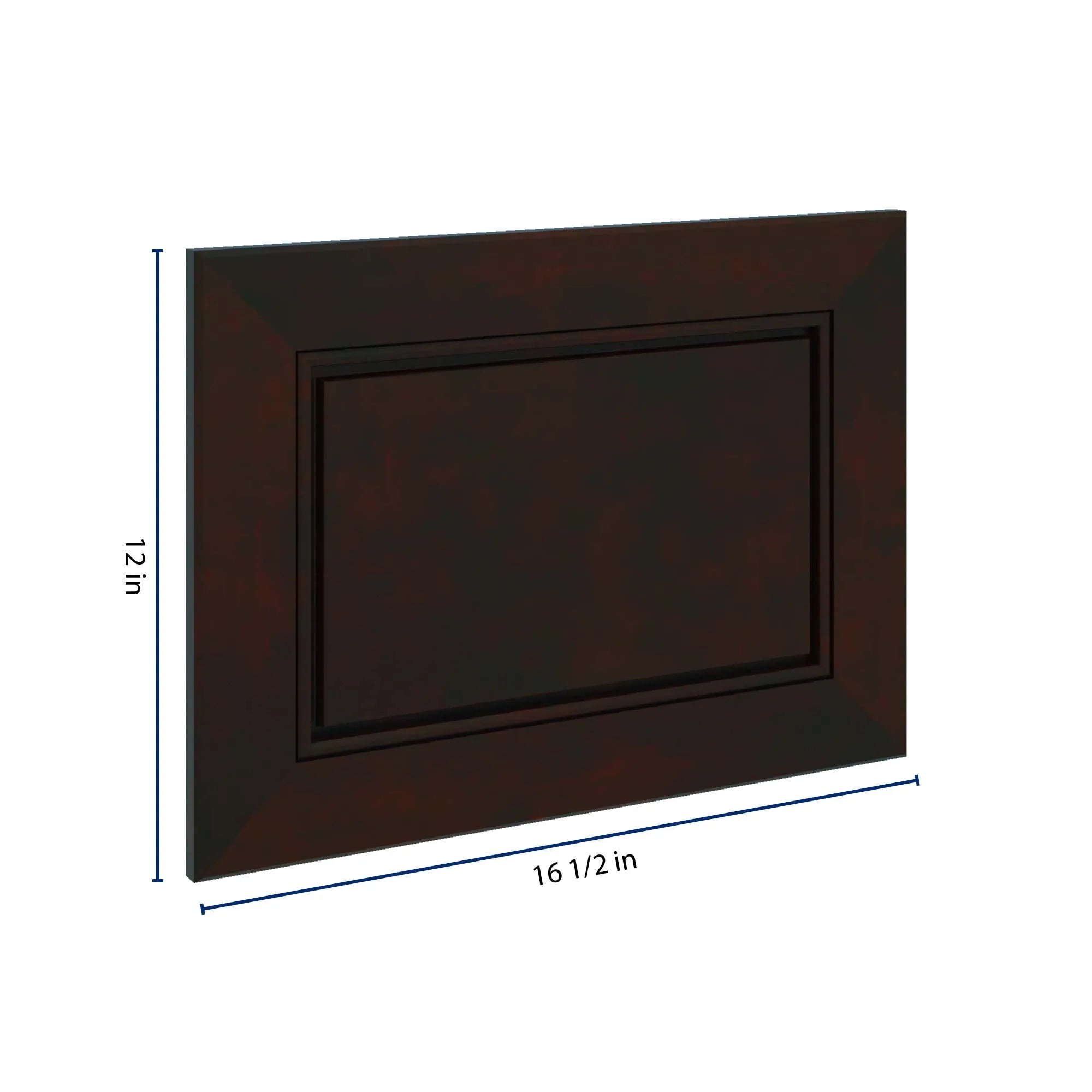 J&K Espresso K8 Dummy Door Panel 16 1/2" W x 12" H