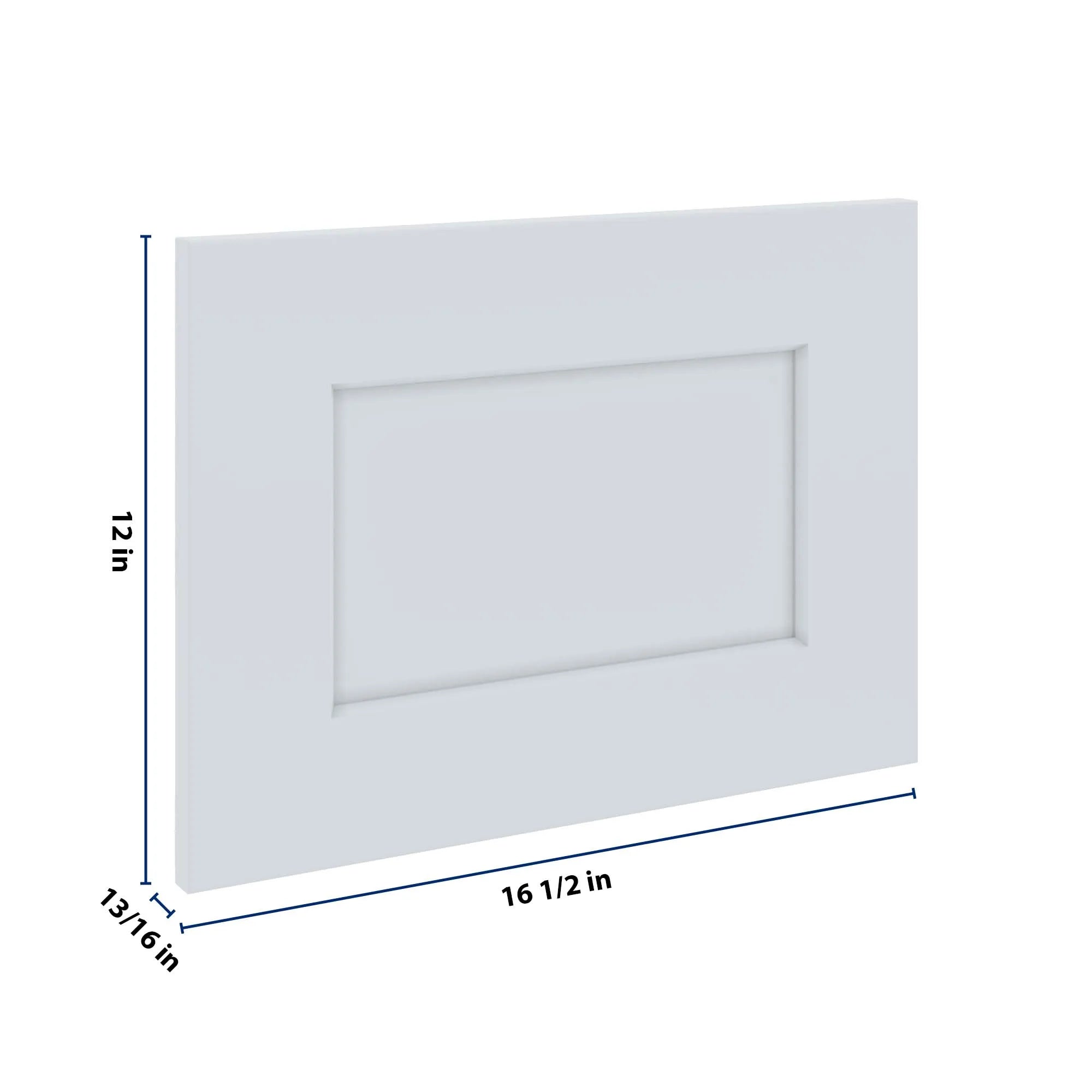 J&K White Shaker S8 Dummy Door Panel 16 1/2" W x 12" H