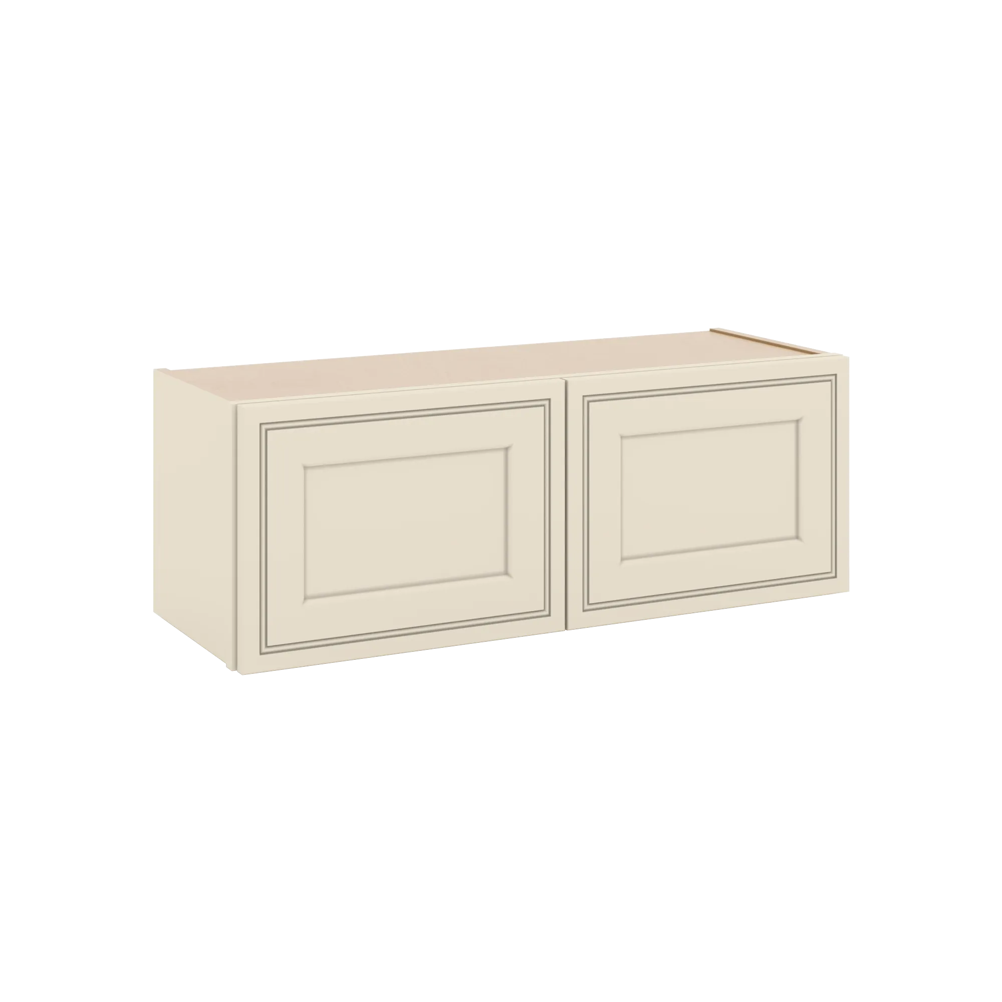J&K Pearl Glazed H9 Double Door Wall Cabinet - 33" W x 12" H