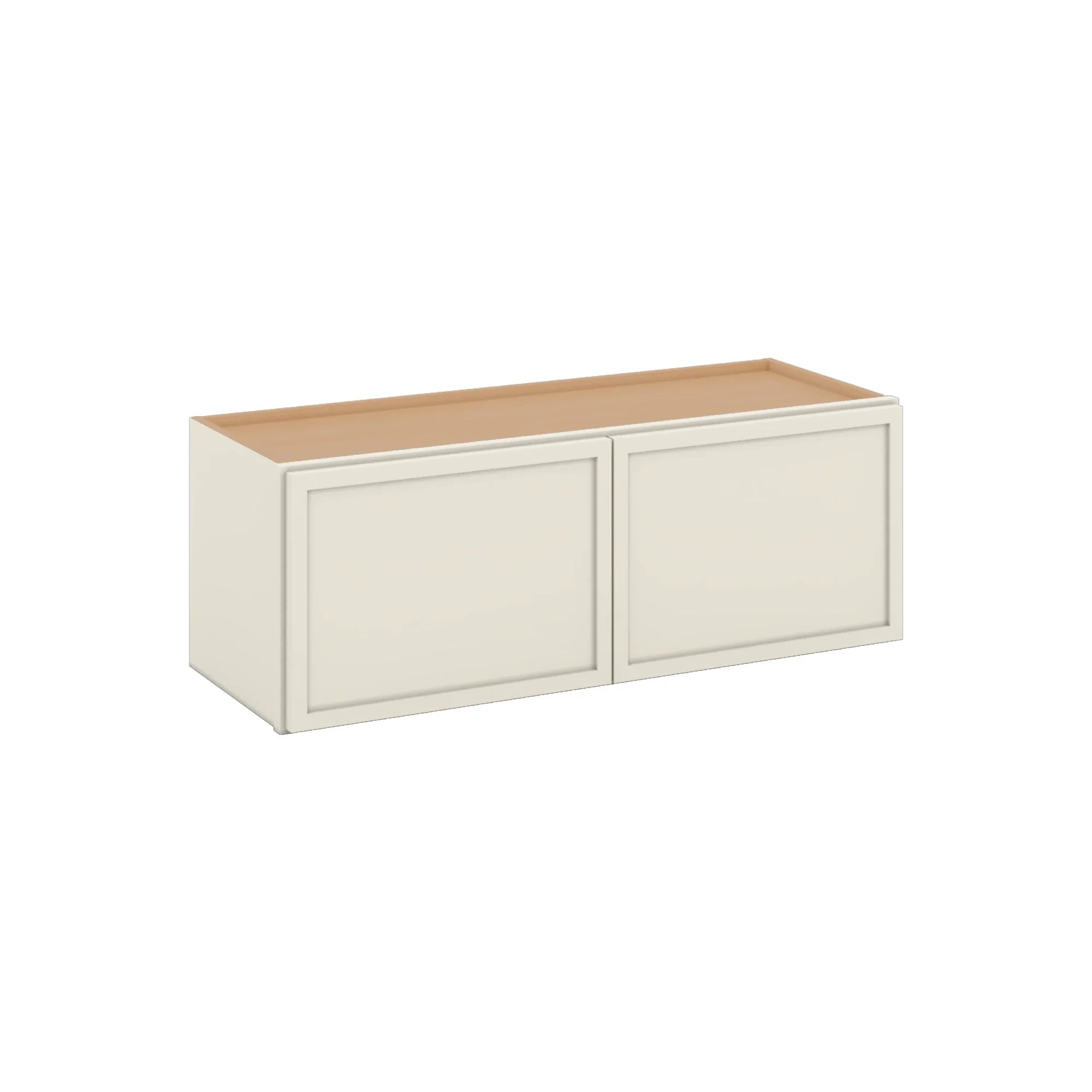 Modernform Cabinet Slim Dove White 33" W X 12" H X 12" D Double Door Wall Cabinet