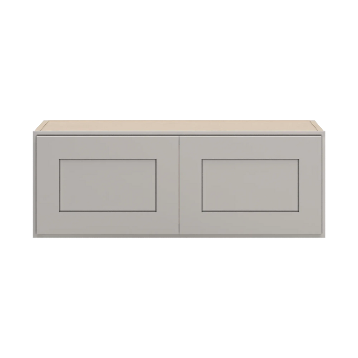 cnc luxor 5 piece misty grey 33 w x 12 h double door wall cabinet