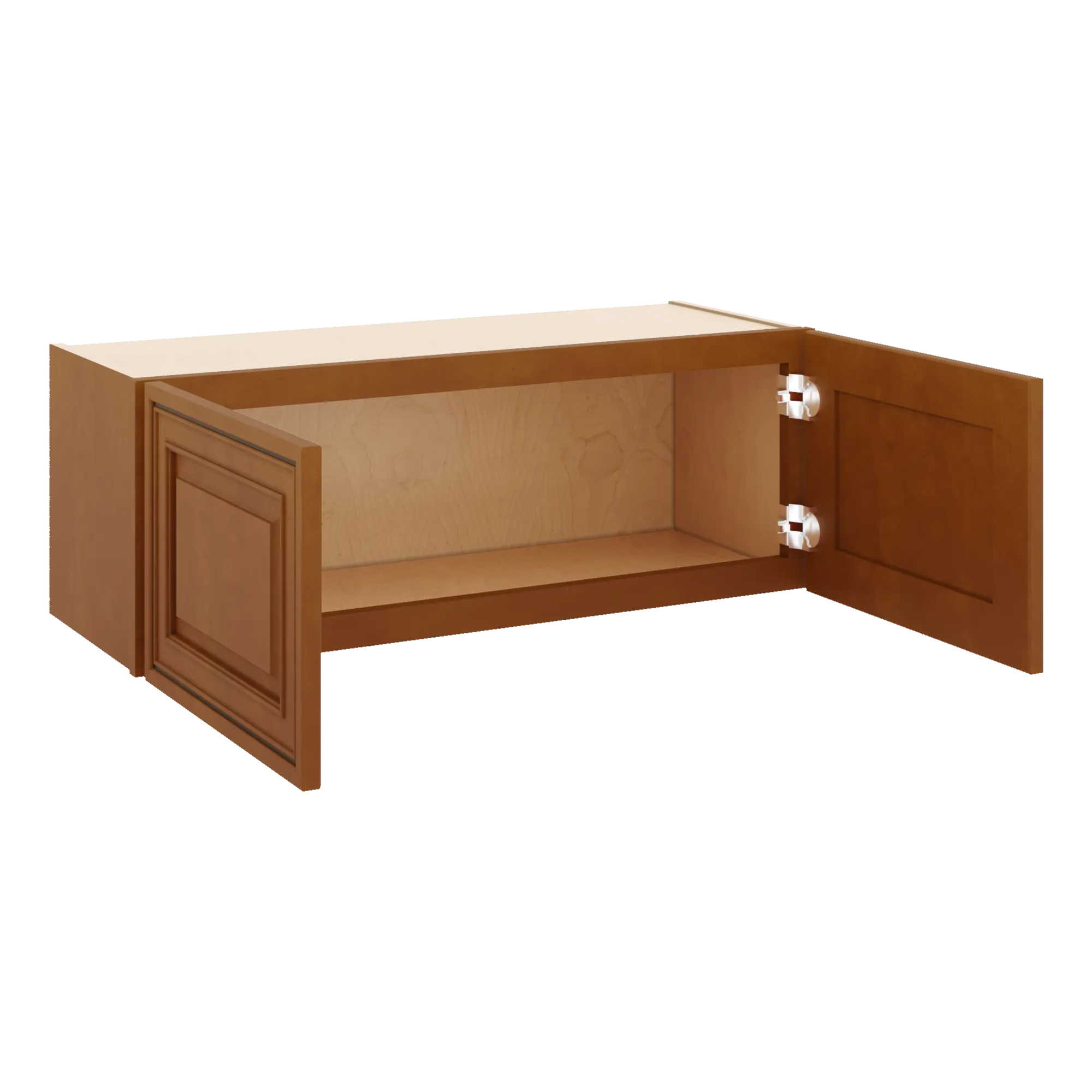 j k mocha glazed k10 double door wall cabinet 33 w x 12 h