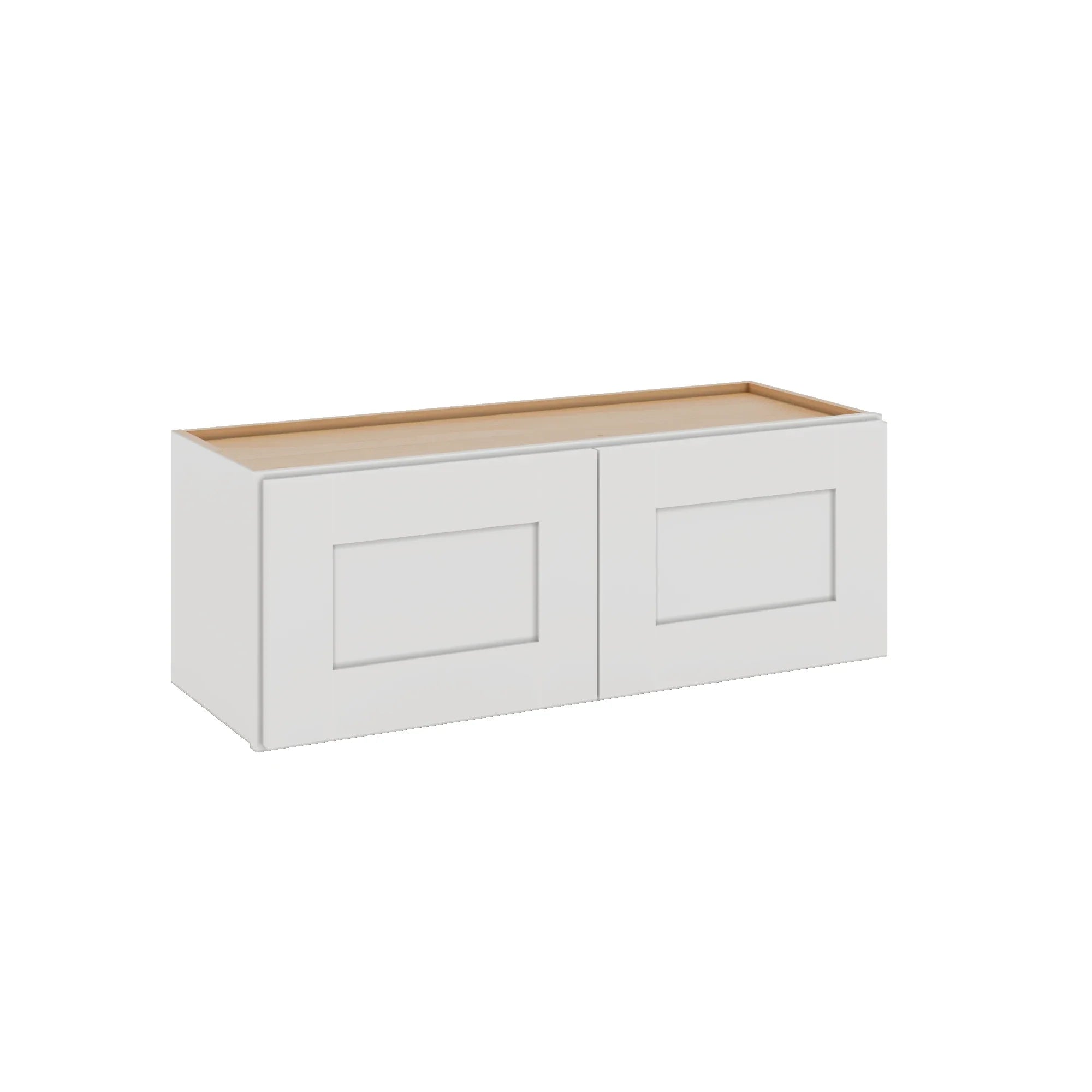 Modernform Cabinet White Shaker 33" W X 12" H X 12" D Double Door Wall Cabinet