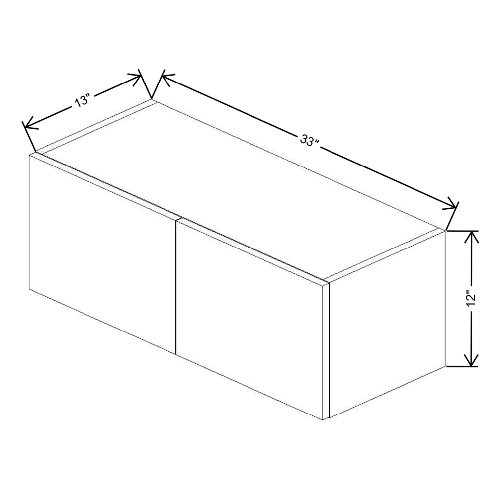 Fabuwood Illume Tuscany Olmo 3 12" High Wall