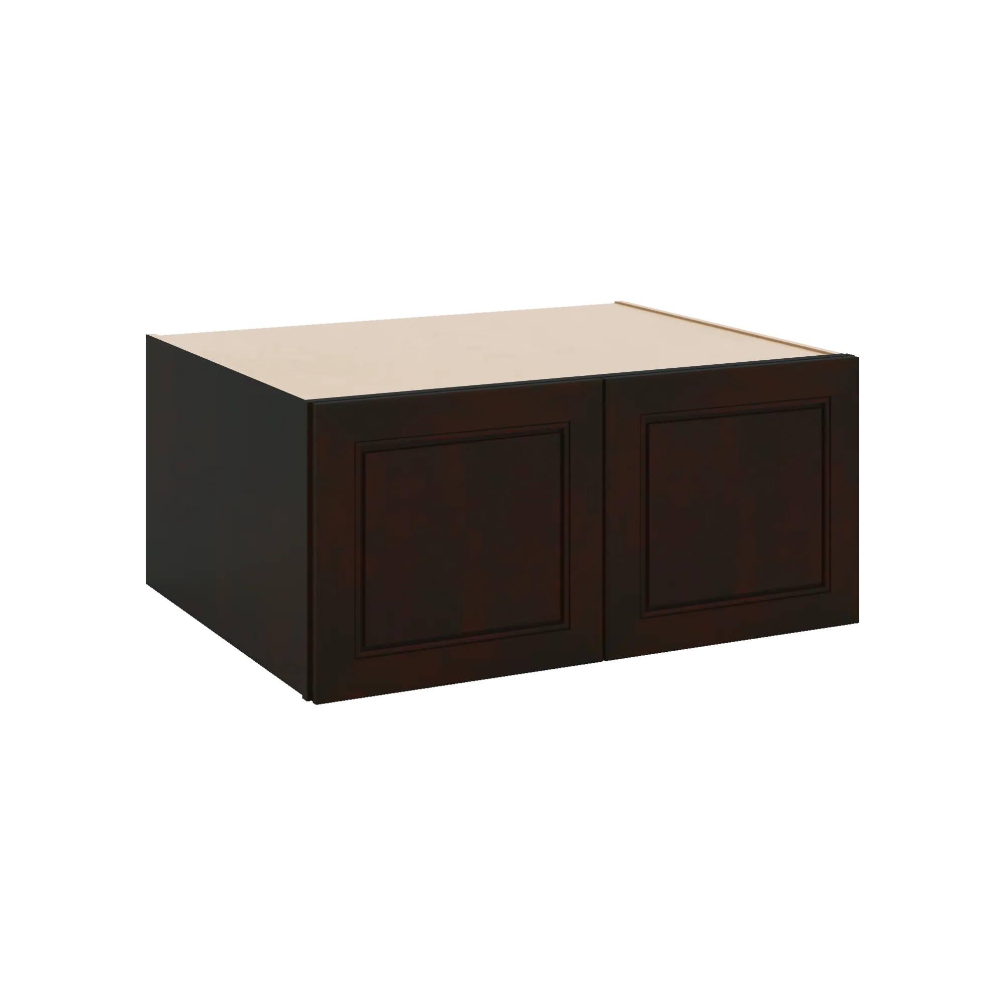 J&K Espresso K8 Refrigerator Wall Cabinet - 33" W x 15" H x 27" D