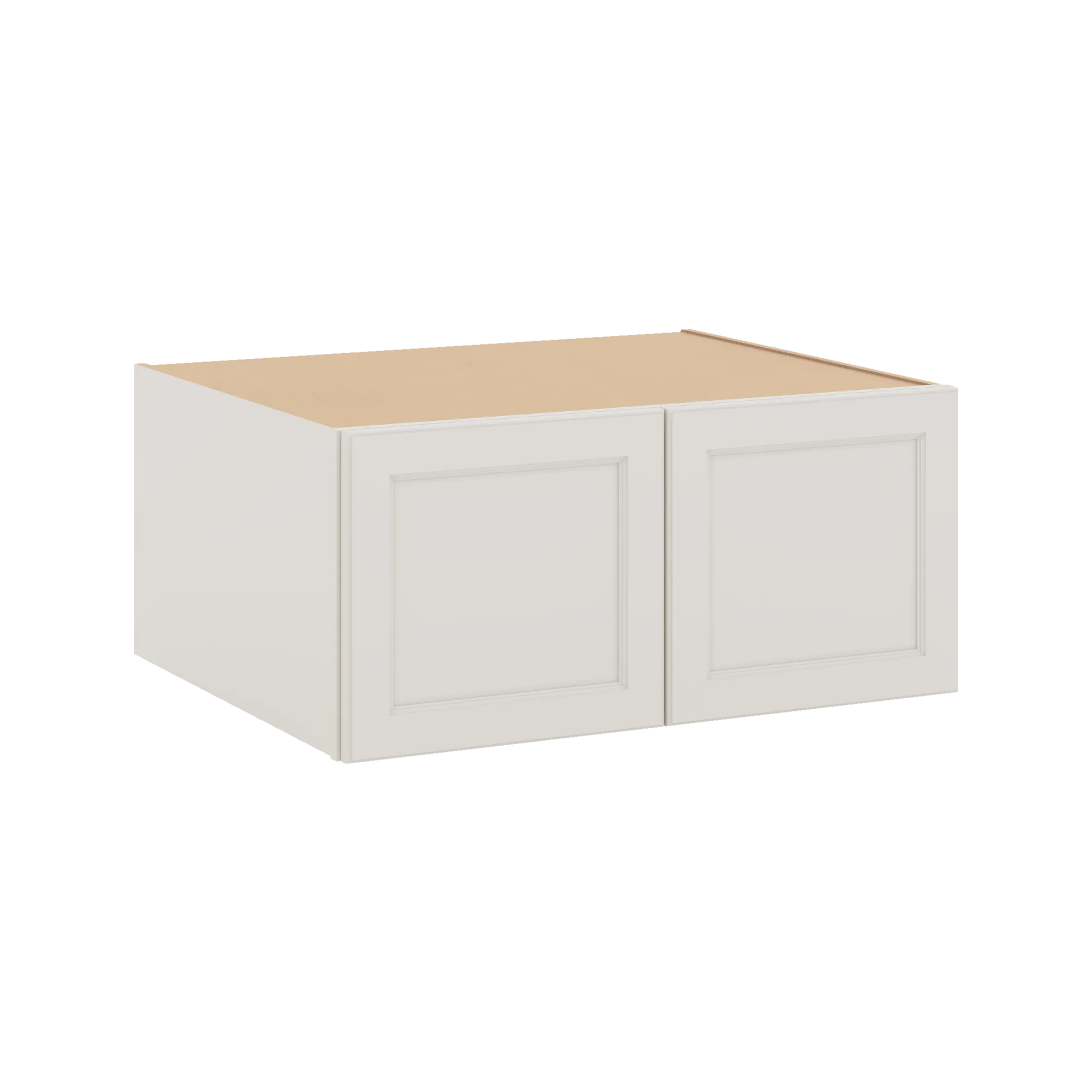 J&K Dove E1 Refrigerator Wall Cabinet - 33" W x 15" H x 27" D