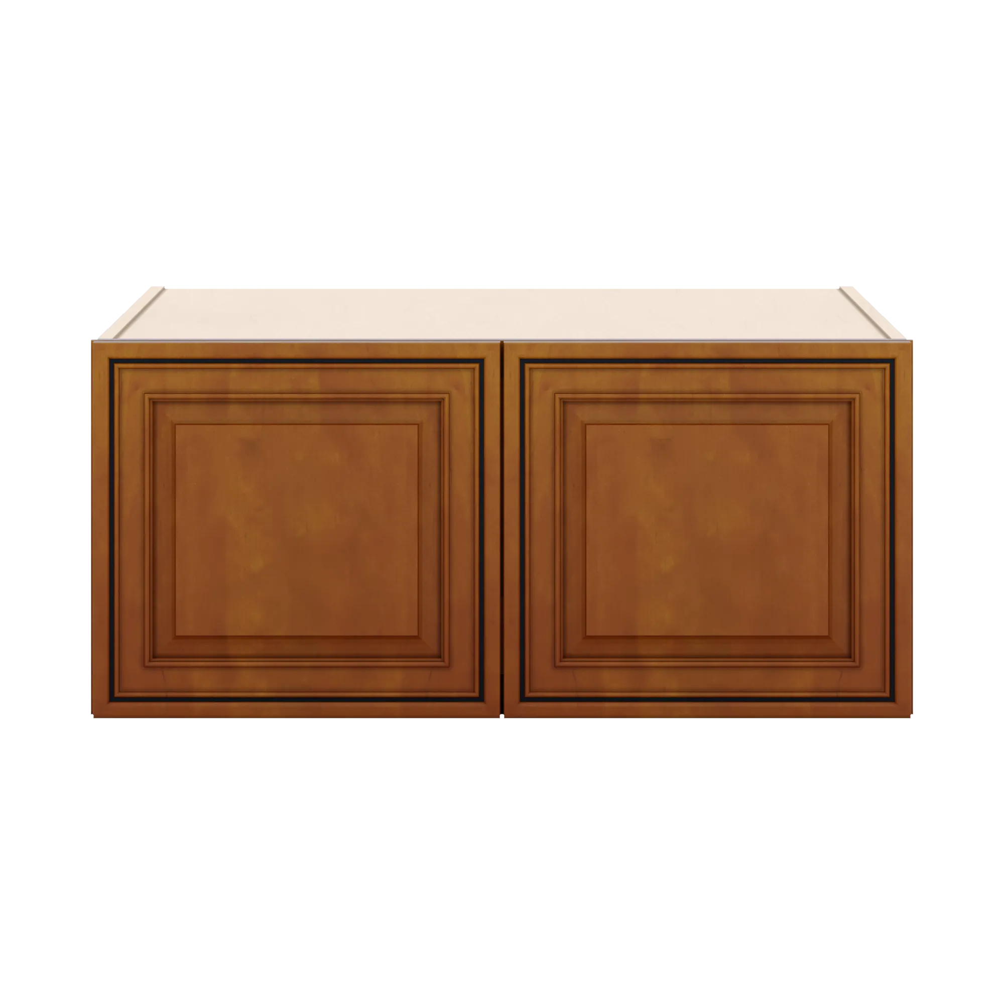 j k mocha glazed k10 refrigerator wall cabinet 33 w x 15 h x 27 d