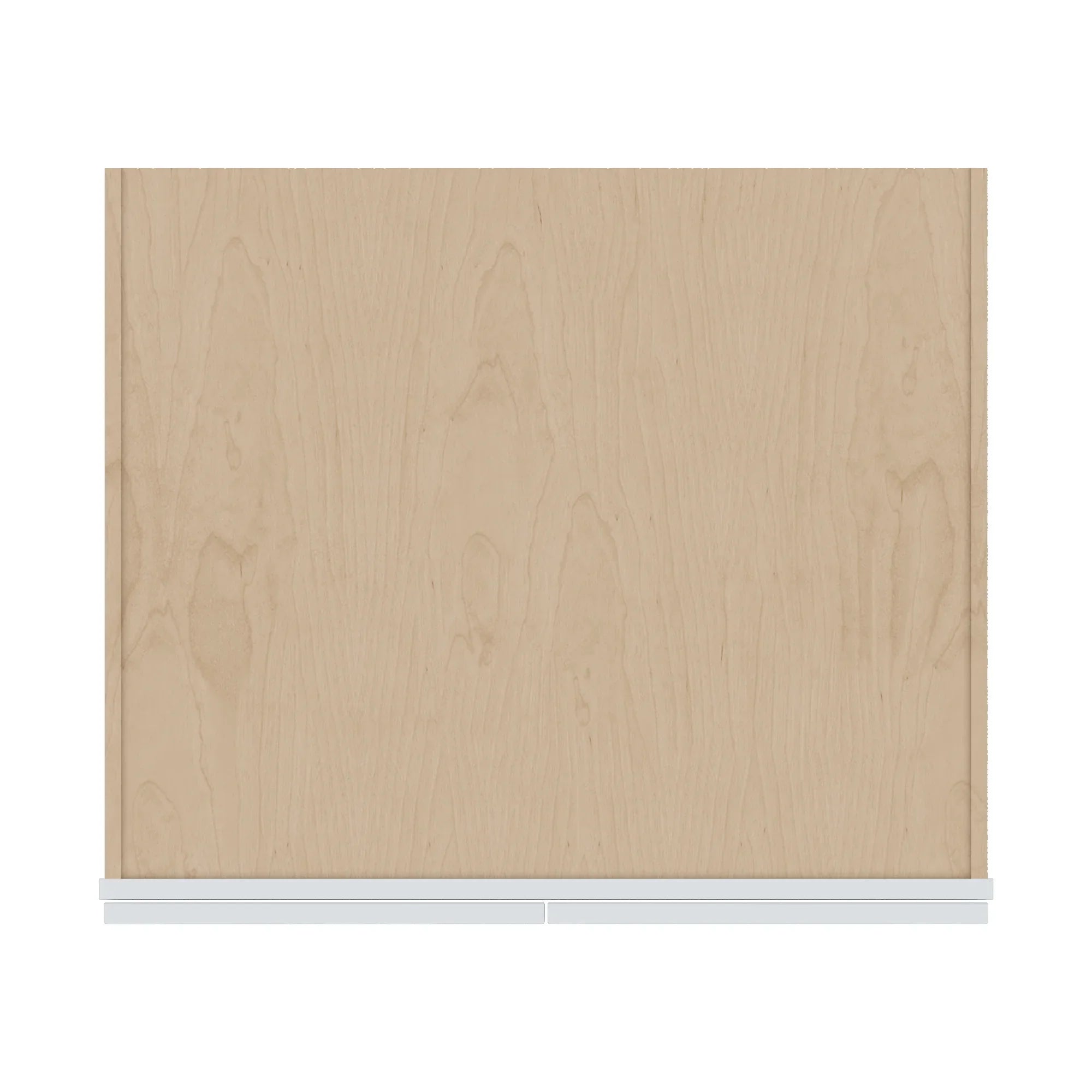 J&K White Shaker S8 Refrigerator Wall Cabinet 33" W x 15" H x 27" D