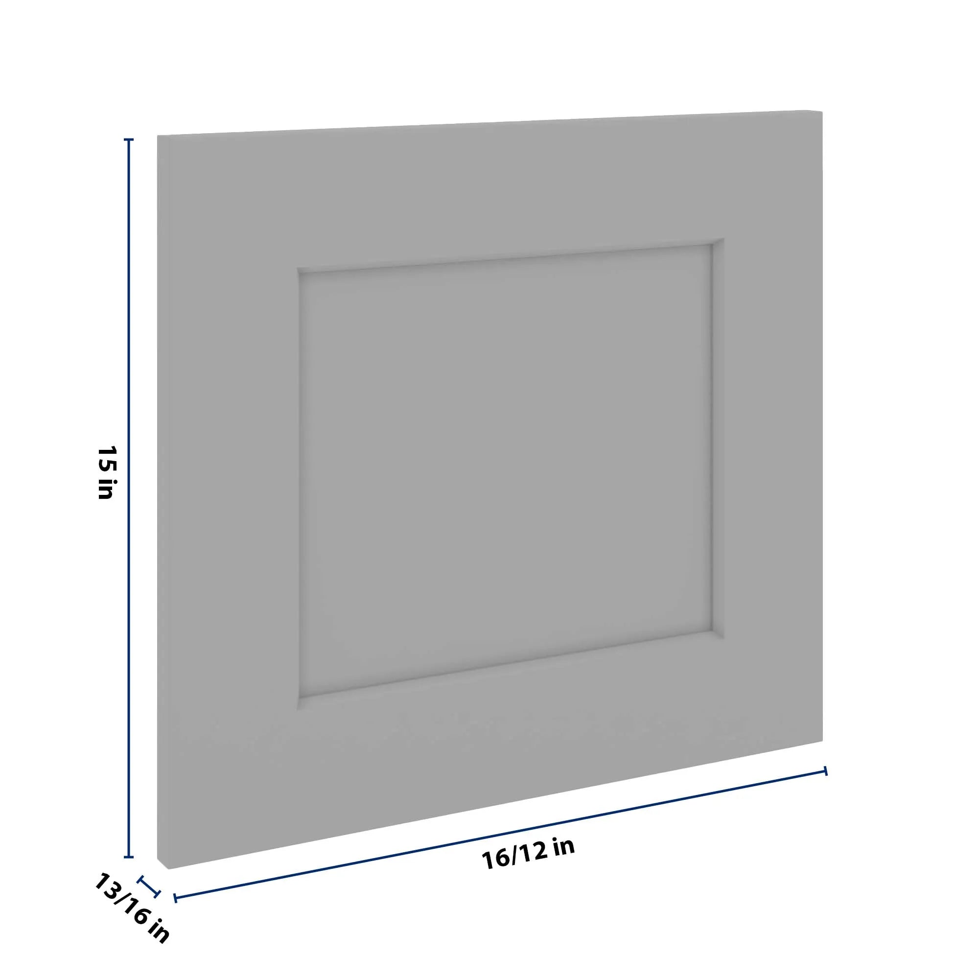 J&K Castle Grey S5 Dummy Door Panel 16 1/2" W x 15" H