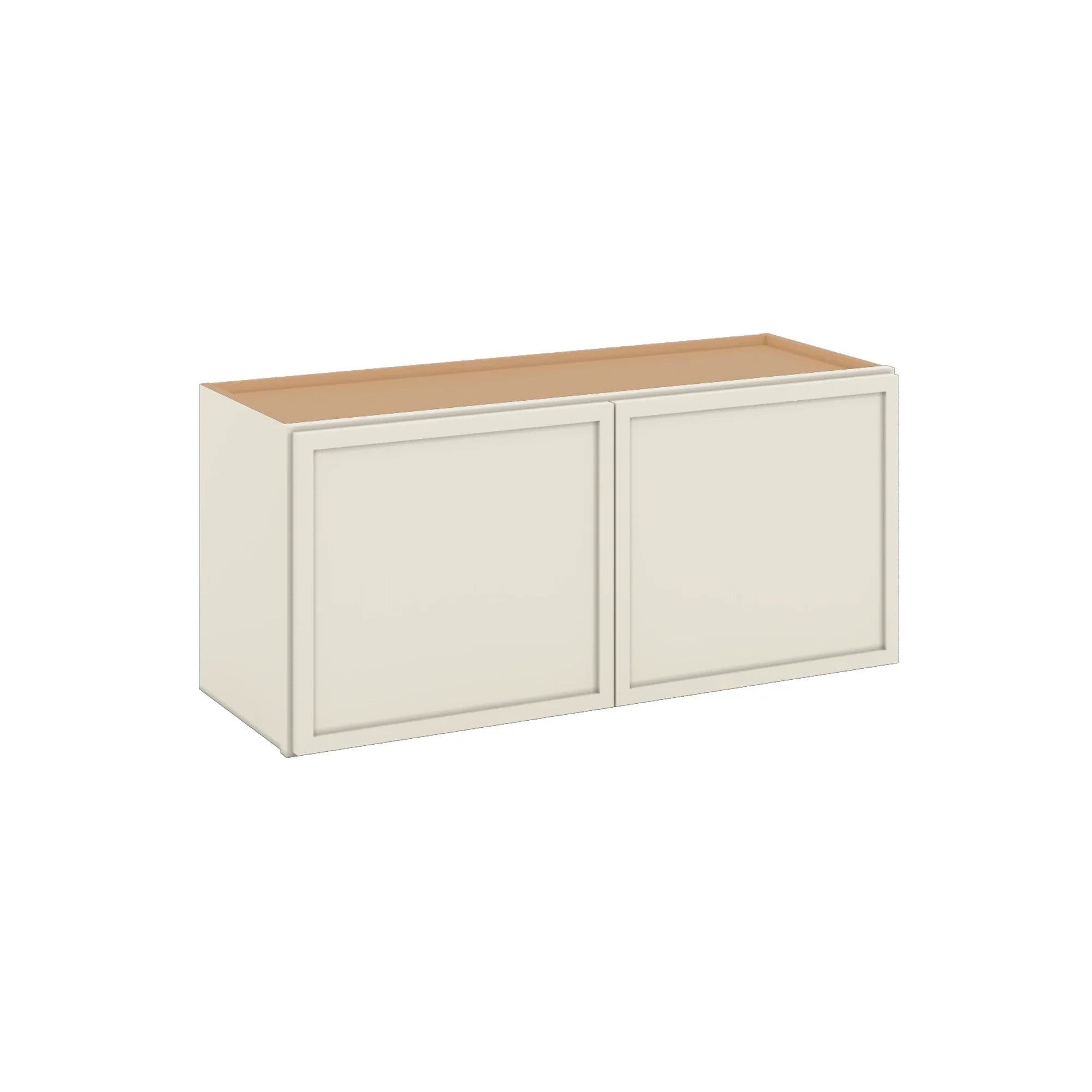 Modernform Cabinet Slim Dove White 33" W X 15" H X 12" D Double Door Wall Cabinet