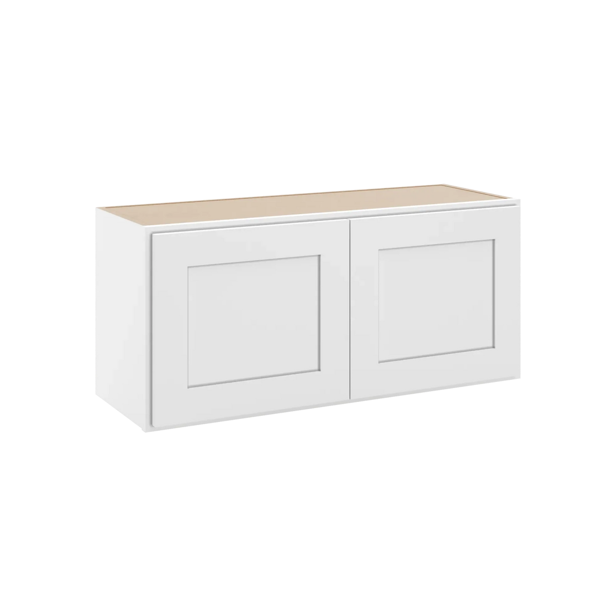 cnc luxor white 33 w x 15 h double door wall cabinet