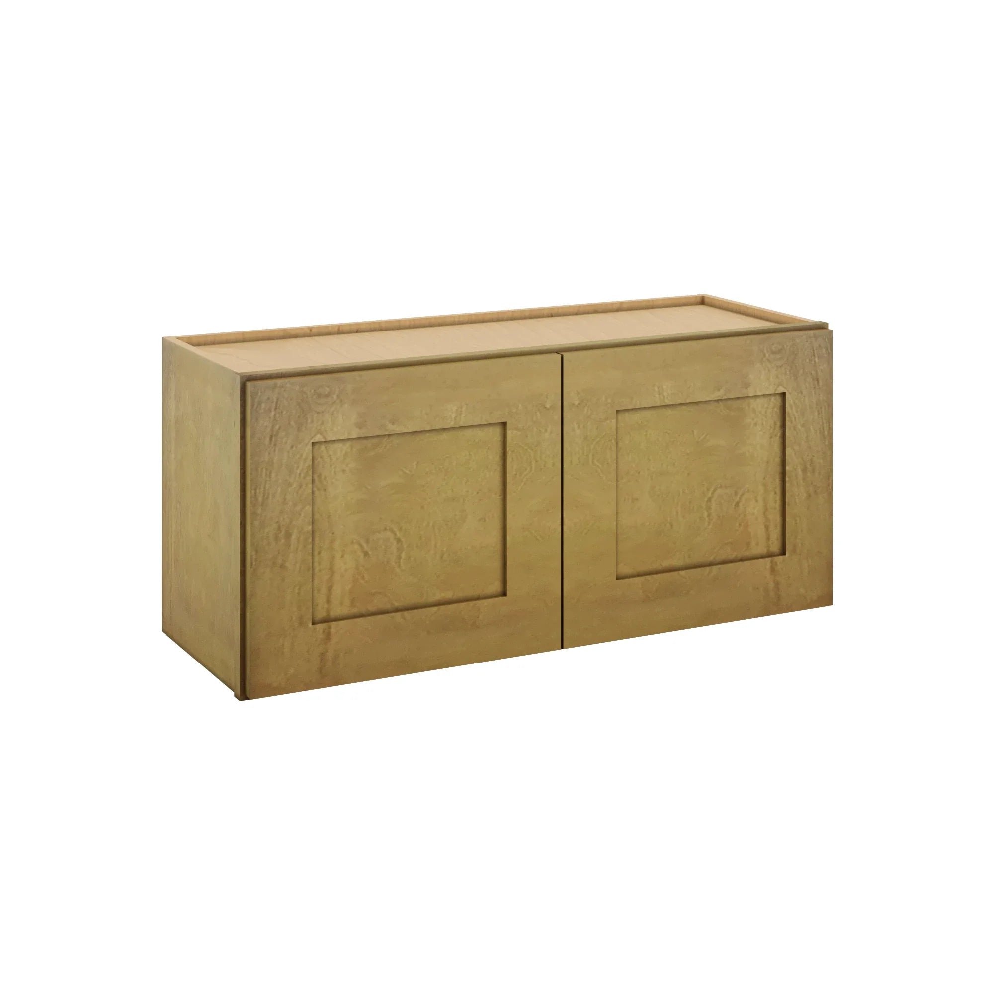 Modernform Cabinet Natural Shaker 33" W X 15" H X 12" D Double Door Wall Cabinet