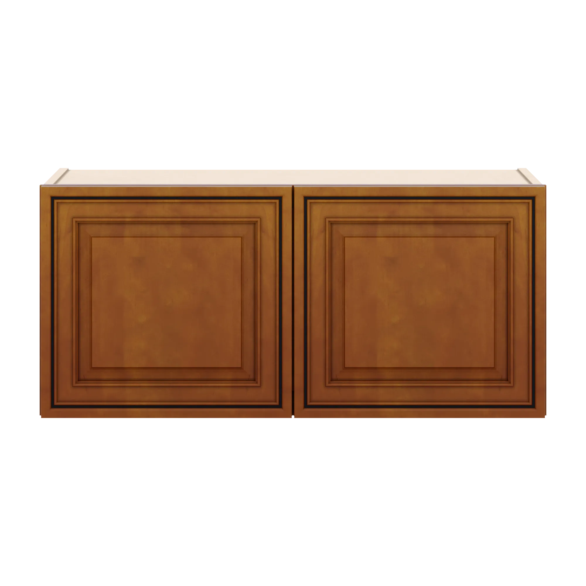 j k mocha glazed k10 double door wall cabinet 33 w x 15 h